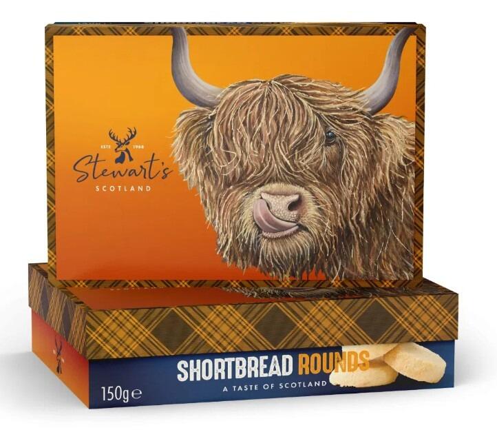 Stewarts Shortbread Rounds in Luxury Box