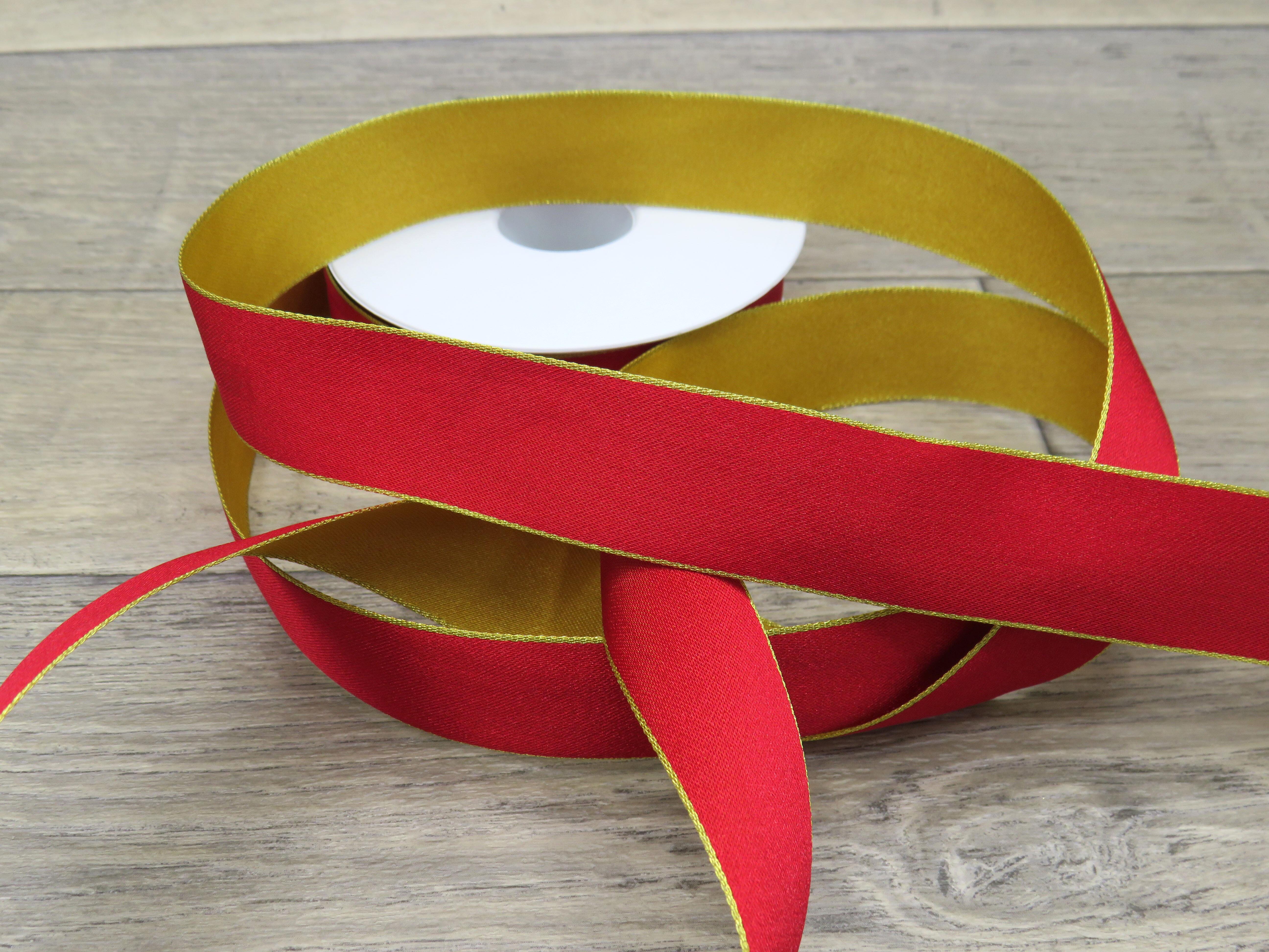 Red Silk Satin Ribbon