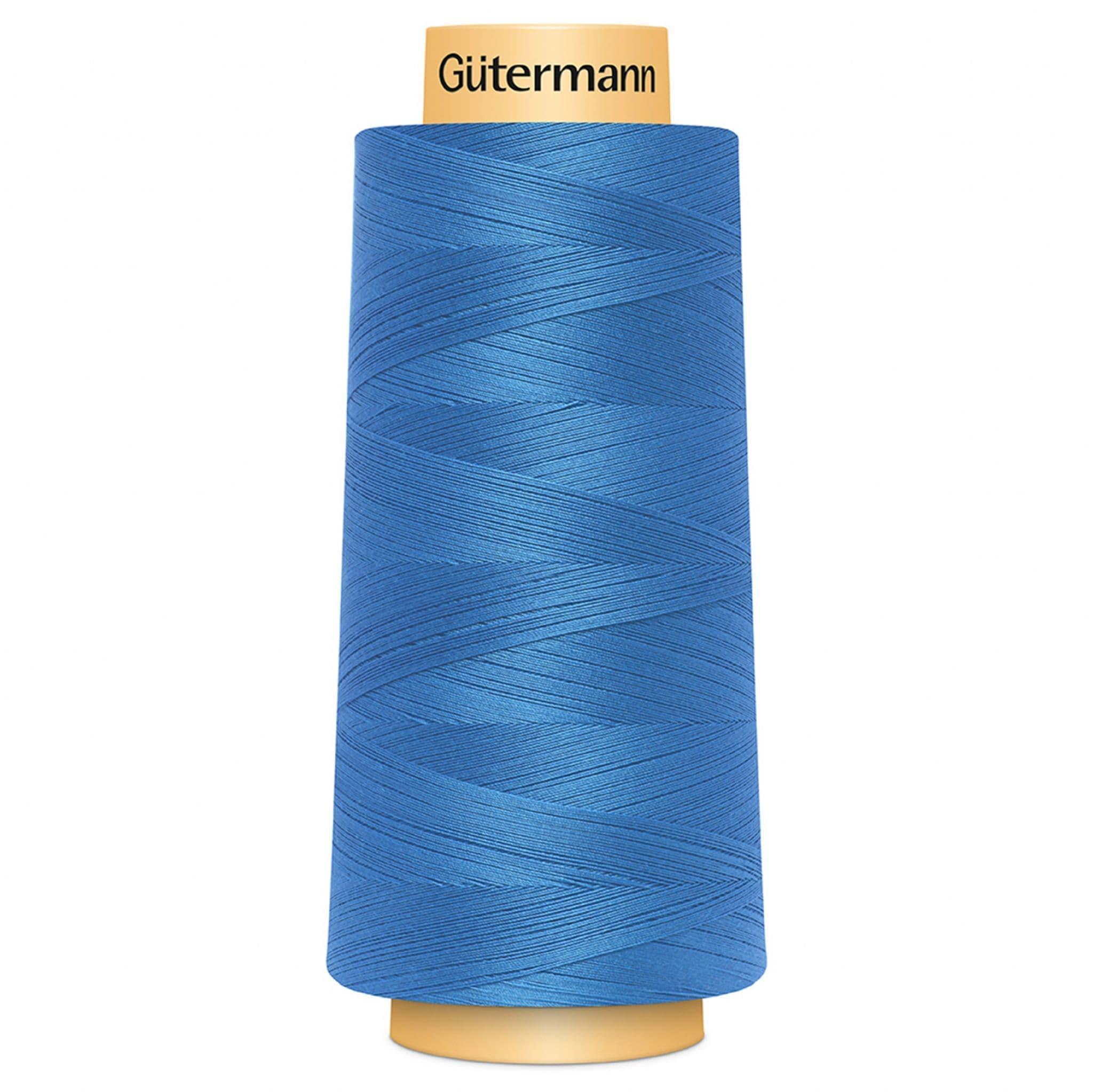 7534 Peacock Blue 100m Gutermann Cotton Thread - Natural Cotton Thread -  Threads - Notions