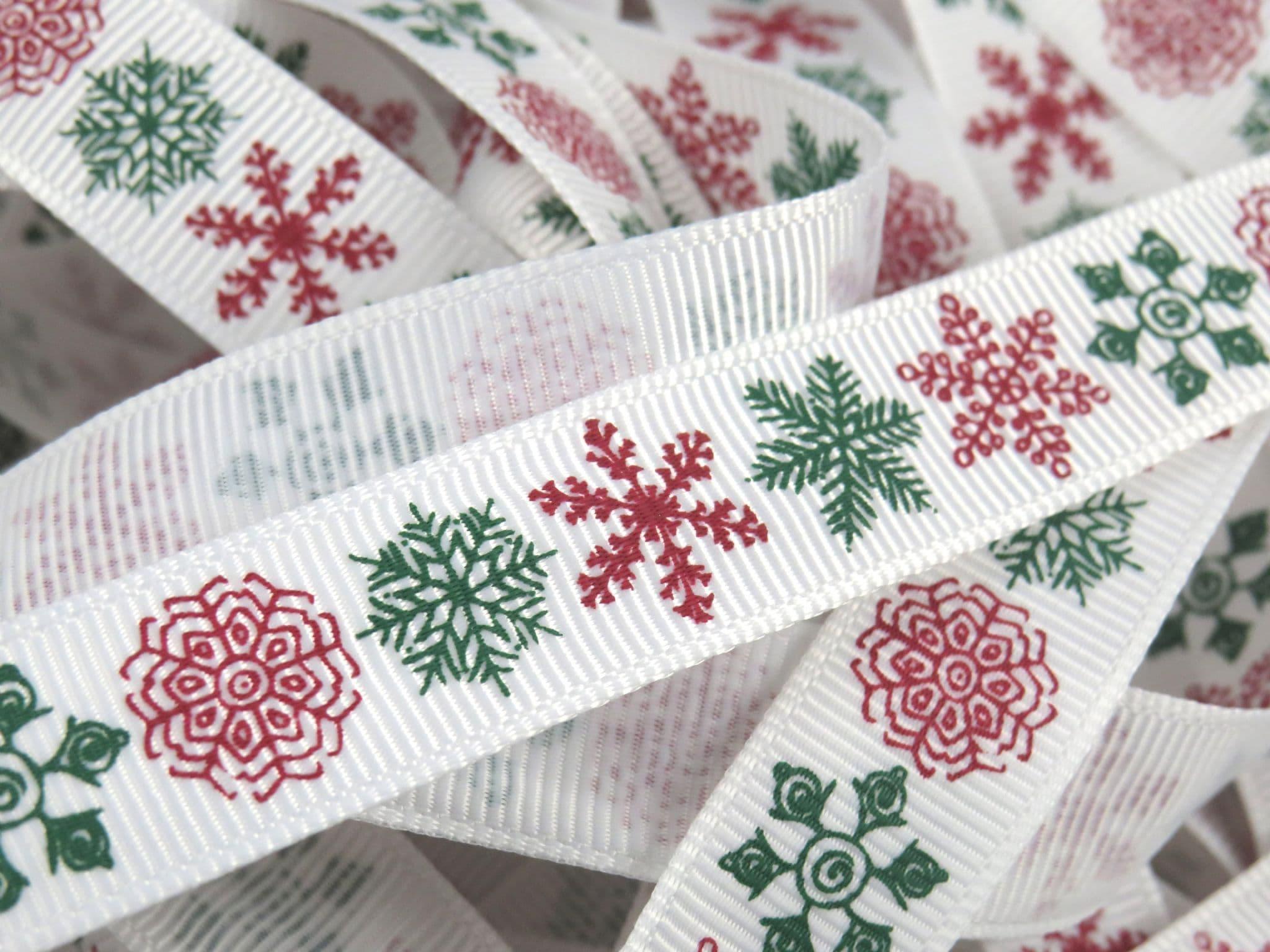 Thin Snowflake Ribbon from American Ribbon Manufacturers