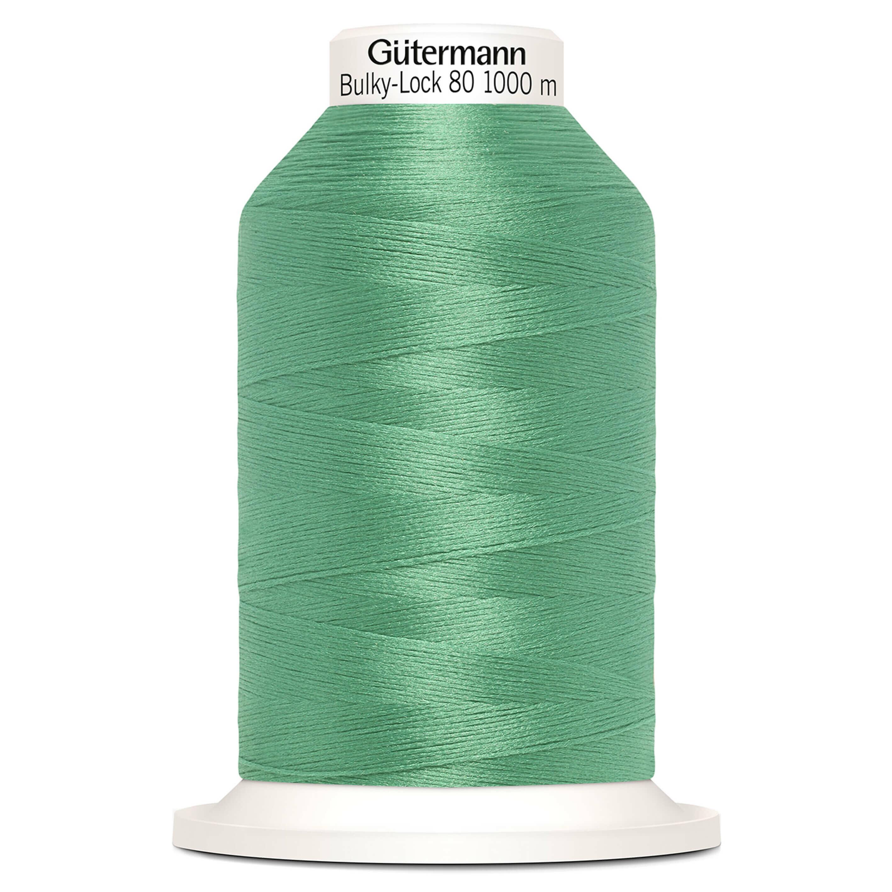 Gutermann Bulky Lock 80 overlocking thread in colour 235 Sea Green
