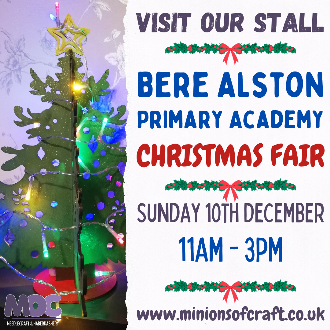 Minions of Craft at the Bere Alston School Christmas Fair Sun 10th Dec