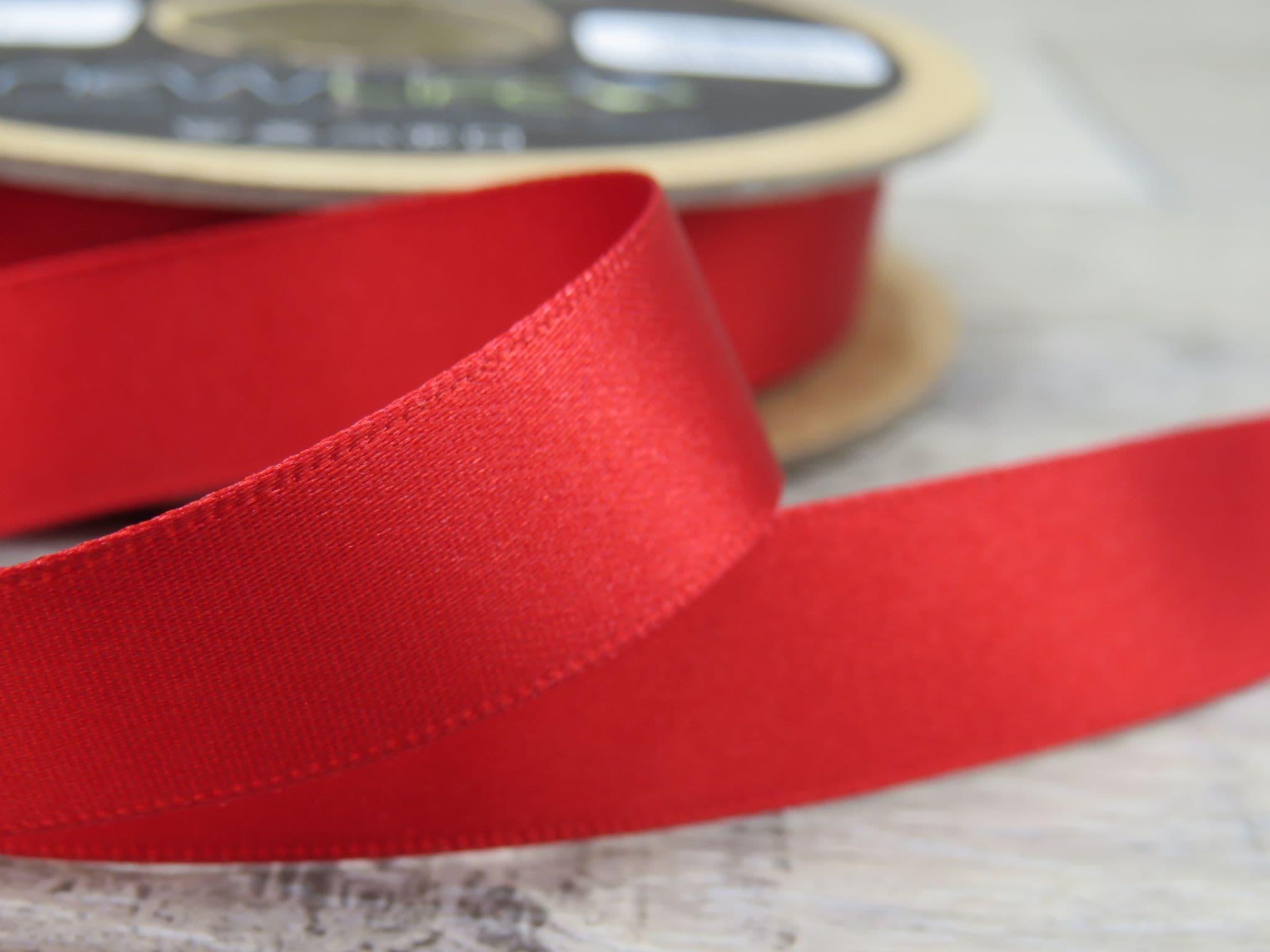 Red sale satin ribbon