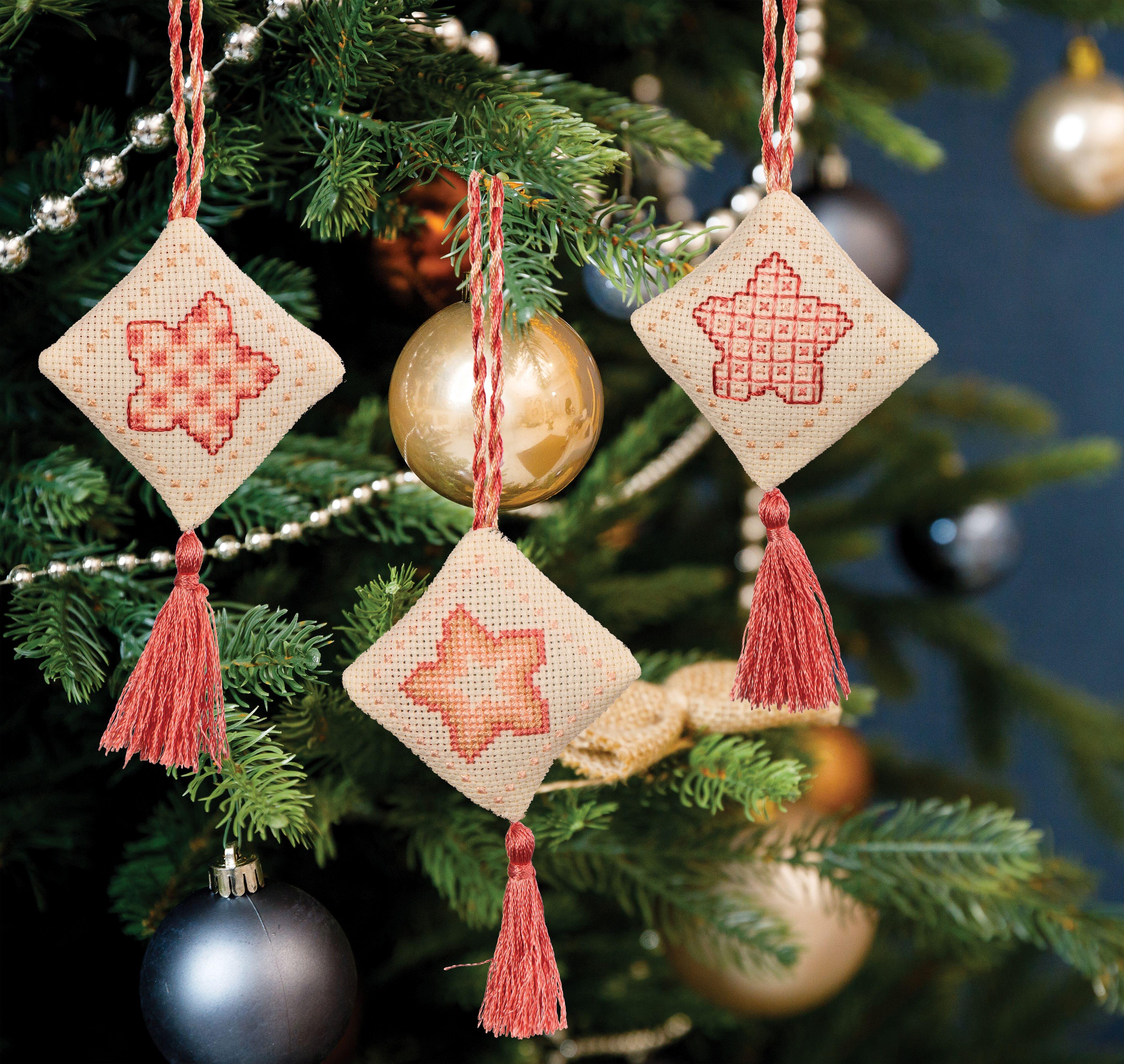 gold cross christmas ornaments