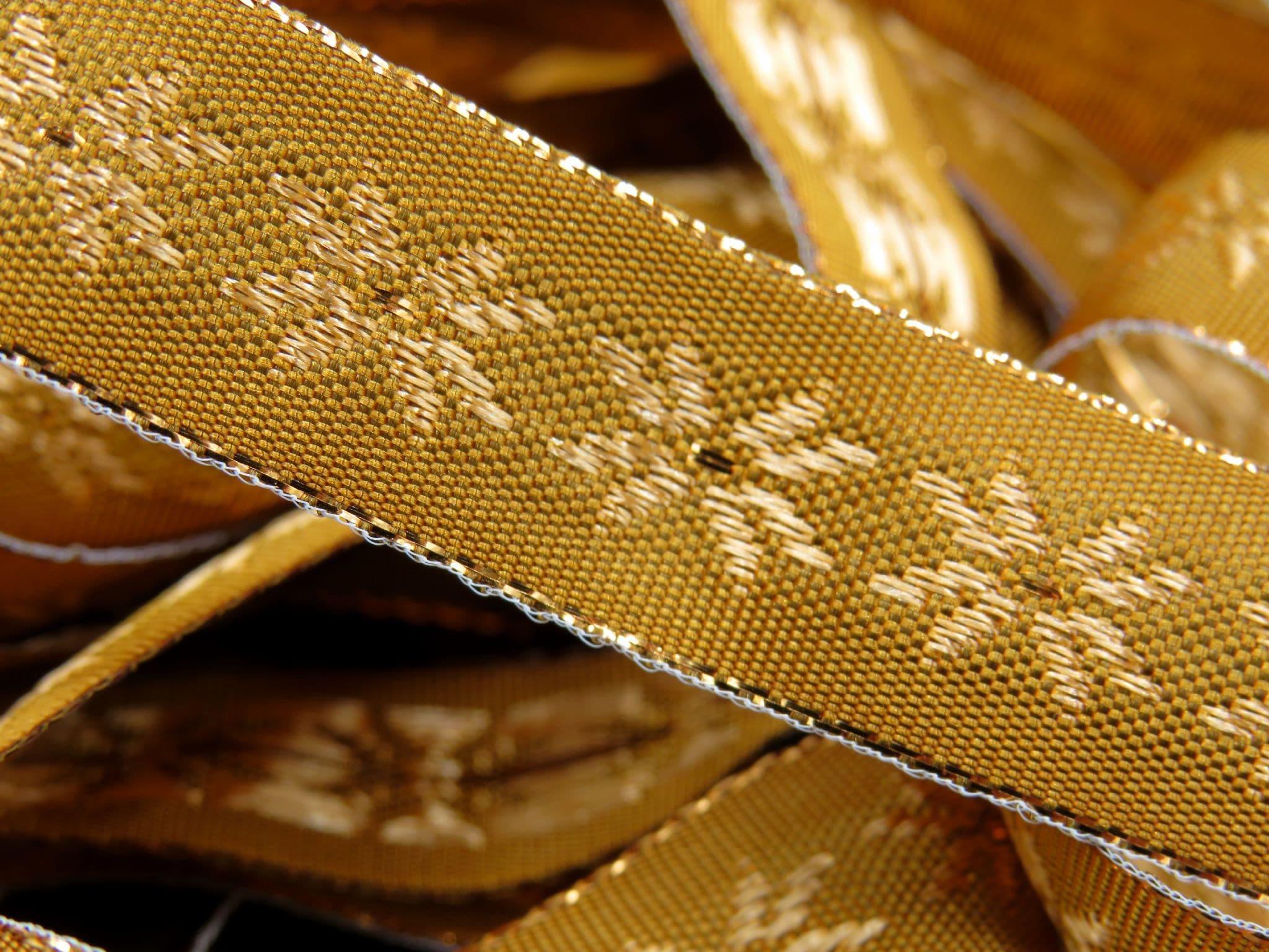 Berisfords Nastro Pois Pesca 15 Mm - 20 Metri Di Puro Poliestere Per Confezioni Regalo E Fai Da Te