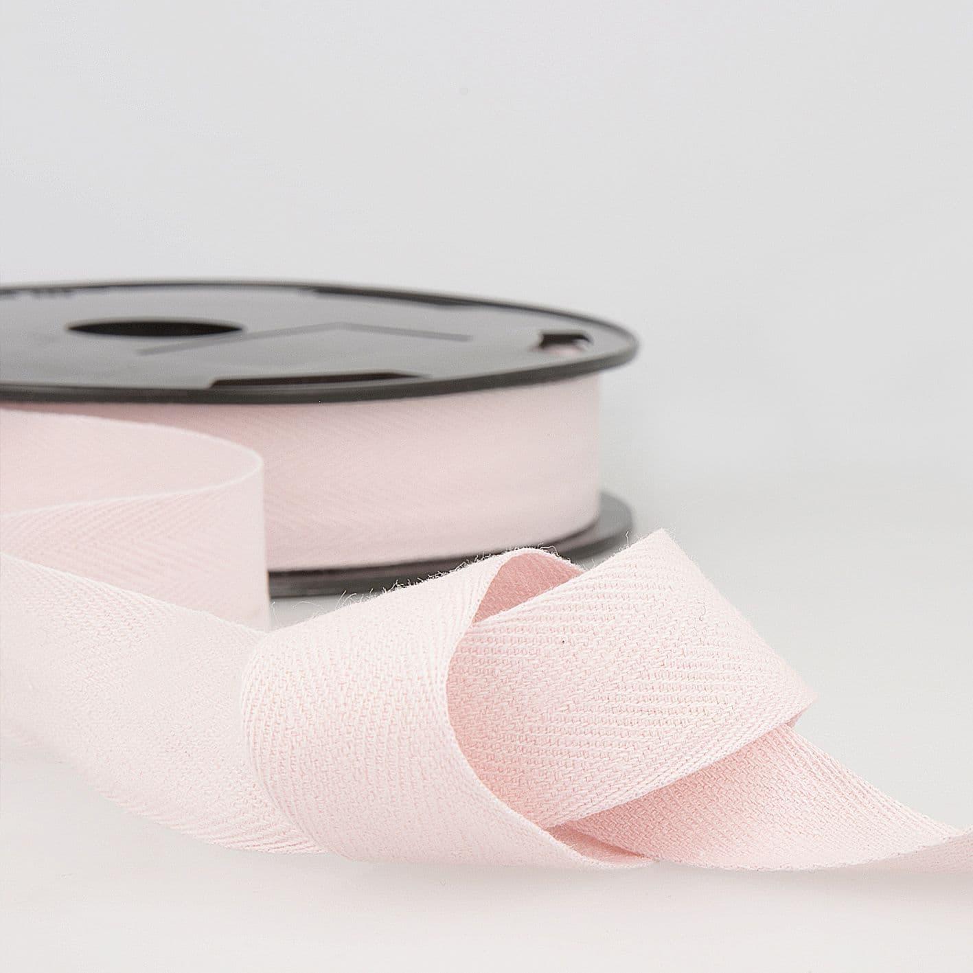 Cotton Twill Tape 3/8 Inch 10Yards Cotton Ribbon for Gift Wrapping Pink