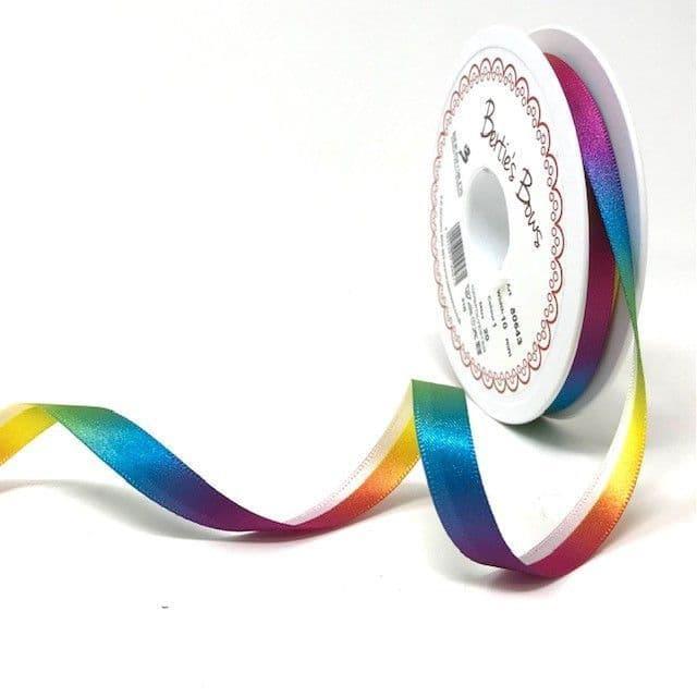 Rainbow ribbon satin store