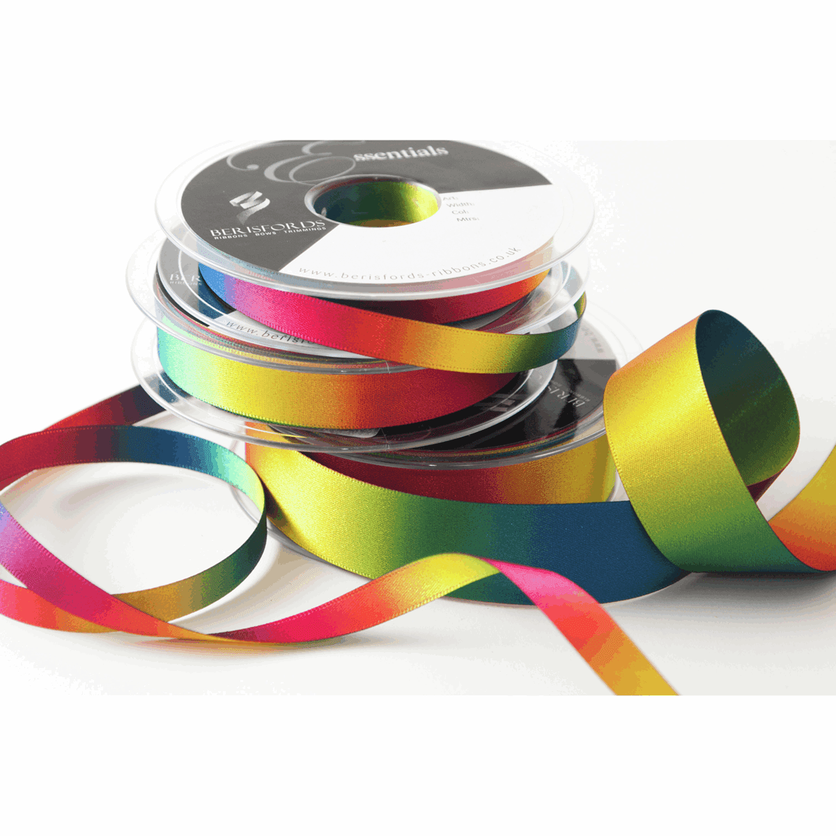 Rainbow satin clearance ribbon