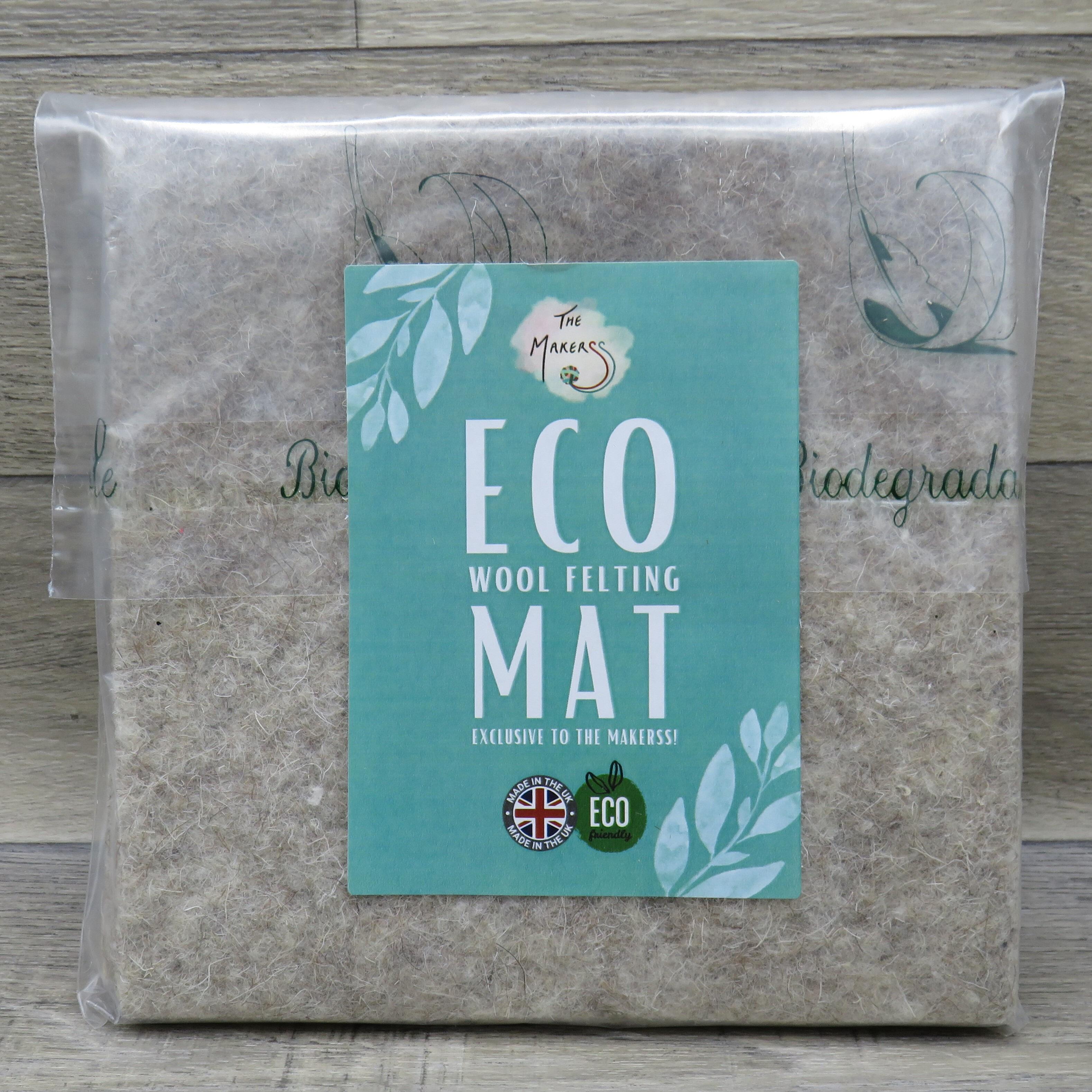 The ECO Mat Hessian Buckwheat & Lavender Felting Mat – Felt Wildly