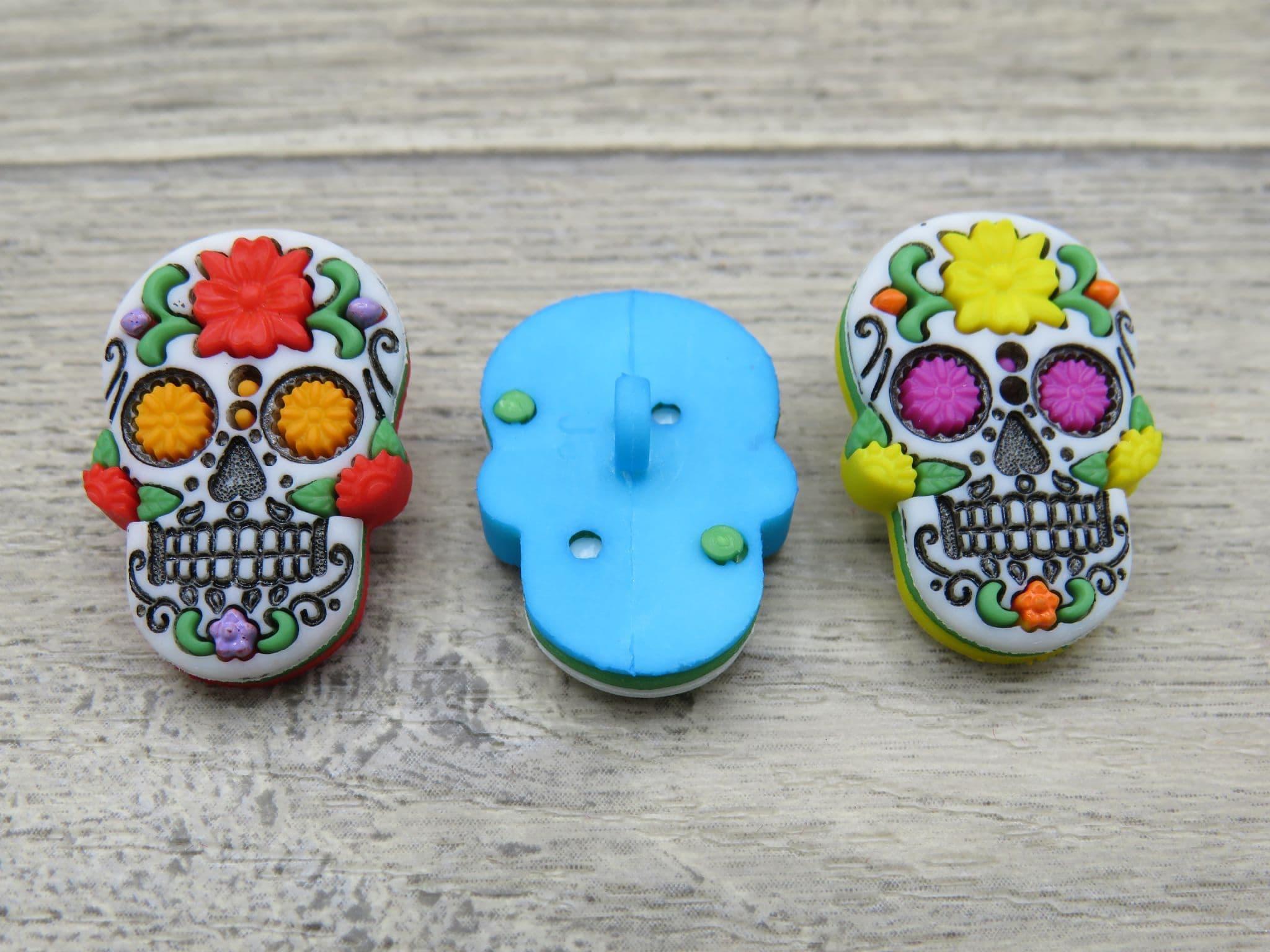 Sugar skull hoop on sale earrings