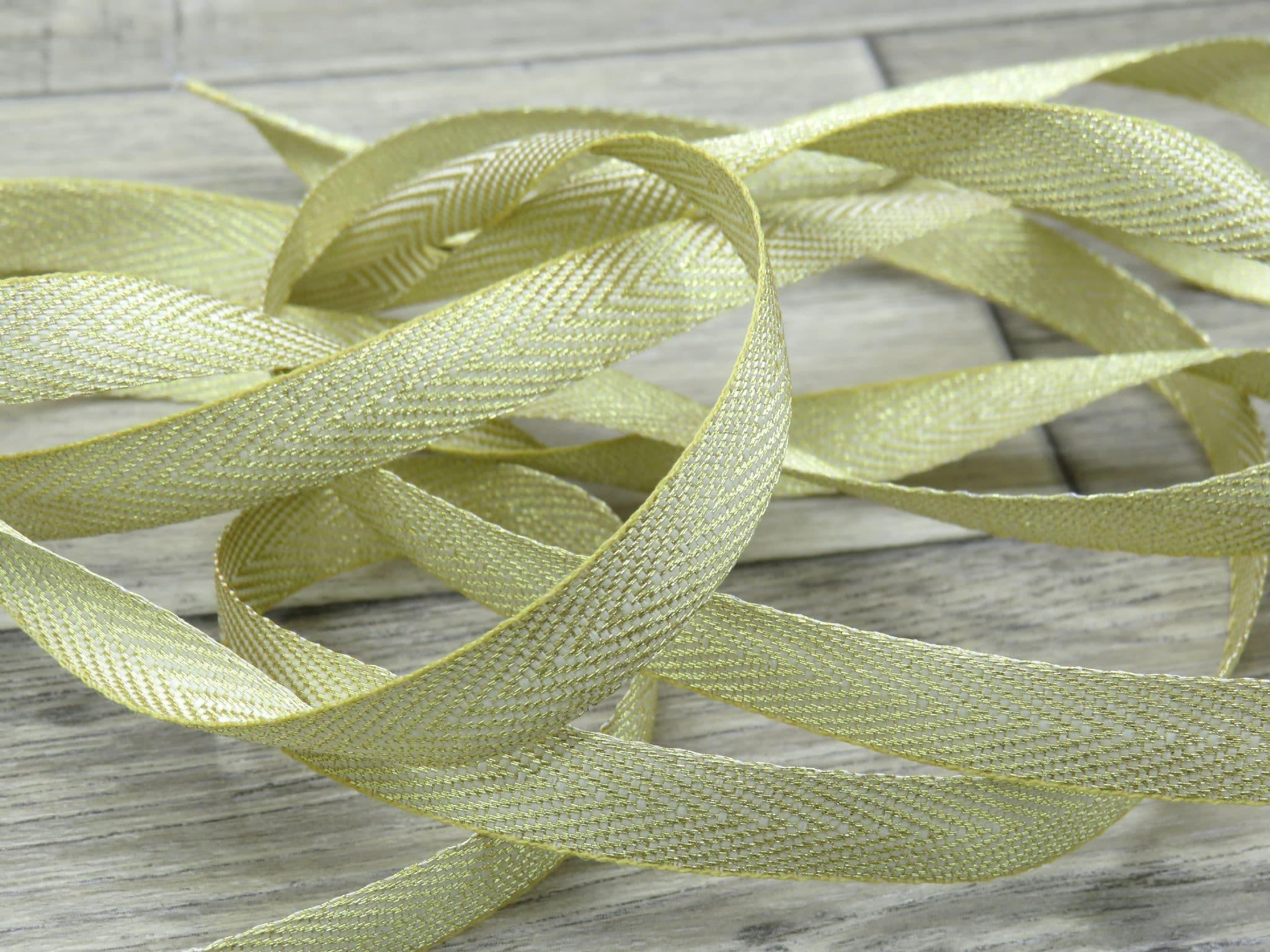 May Arts Ribbon Crafting Ribbon Olive - Olive 0.38'' Twill Ribbon