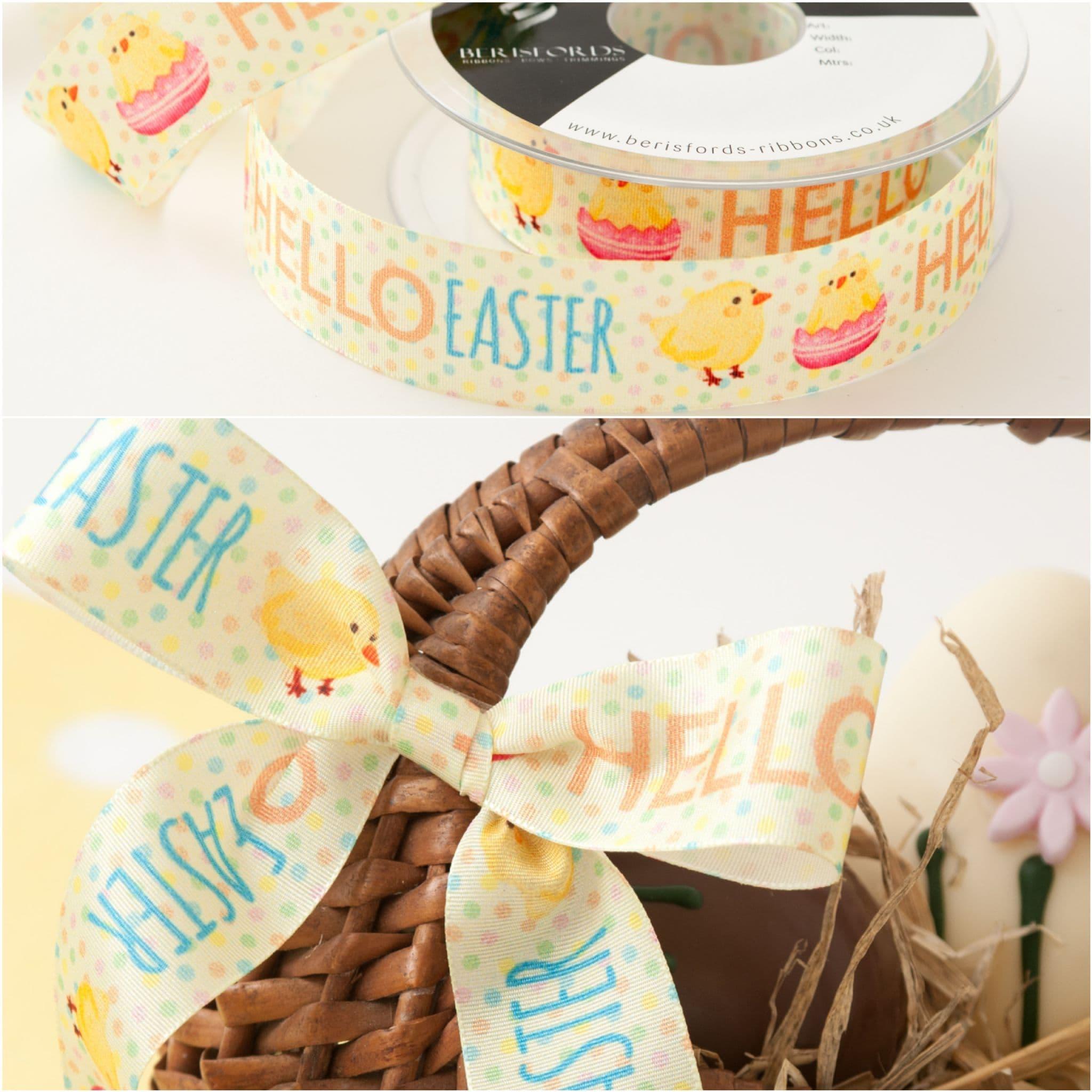 1 Roll Easter Ribbon Nice Chic Fine Safe DIY Packing Band Easter