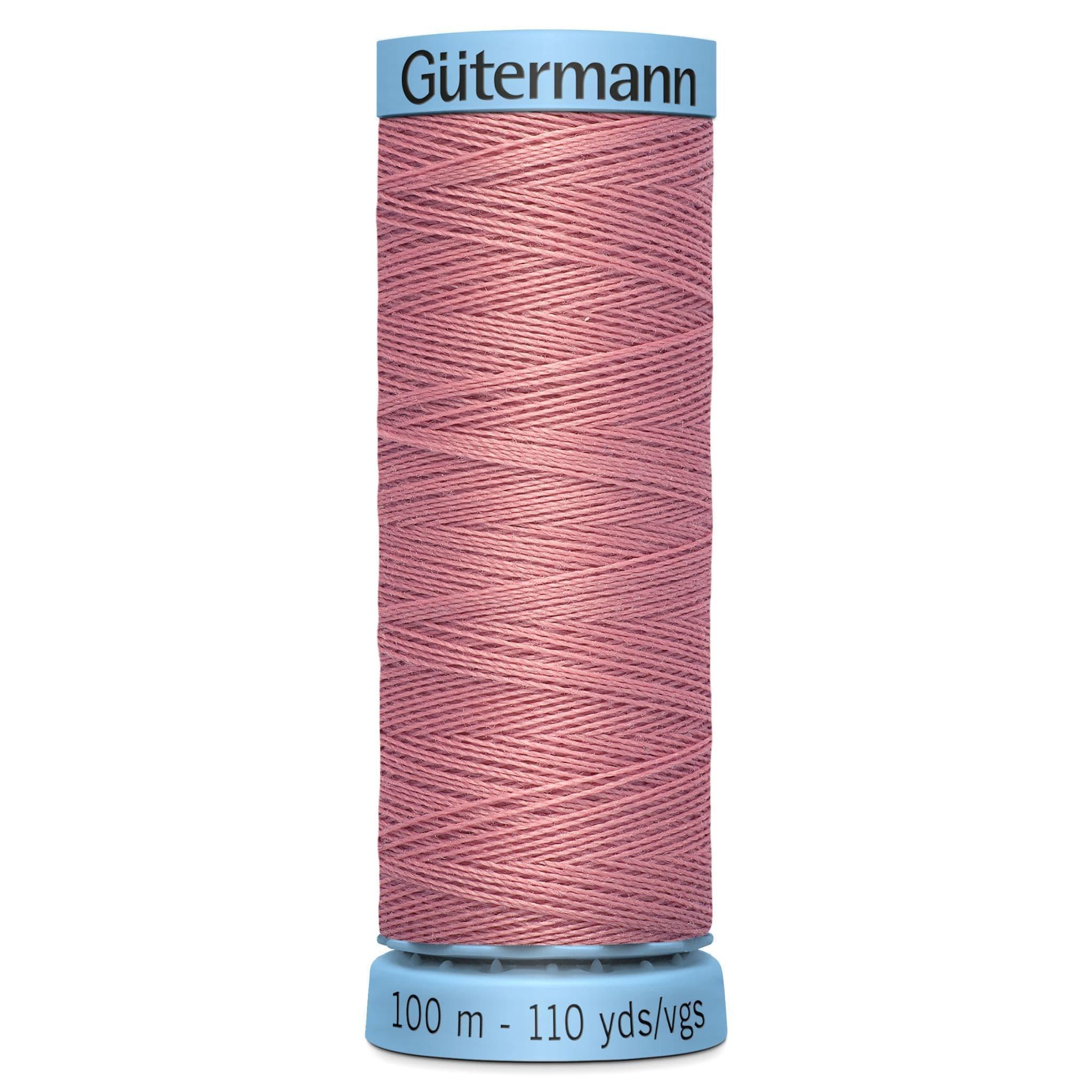 Col. 473 Gutermann Silk S303 Thread 100m - Vintage Pink