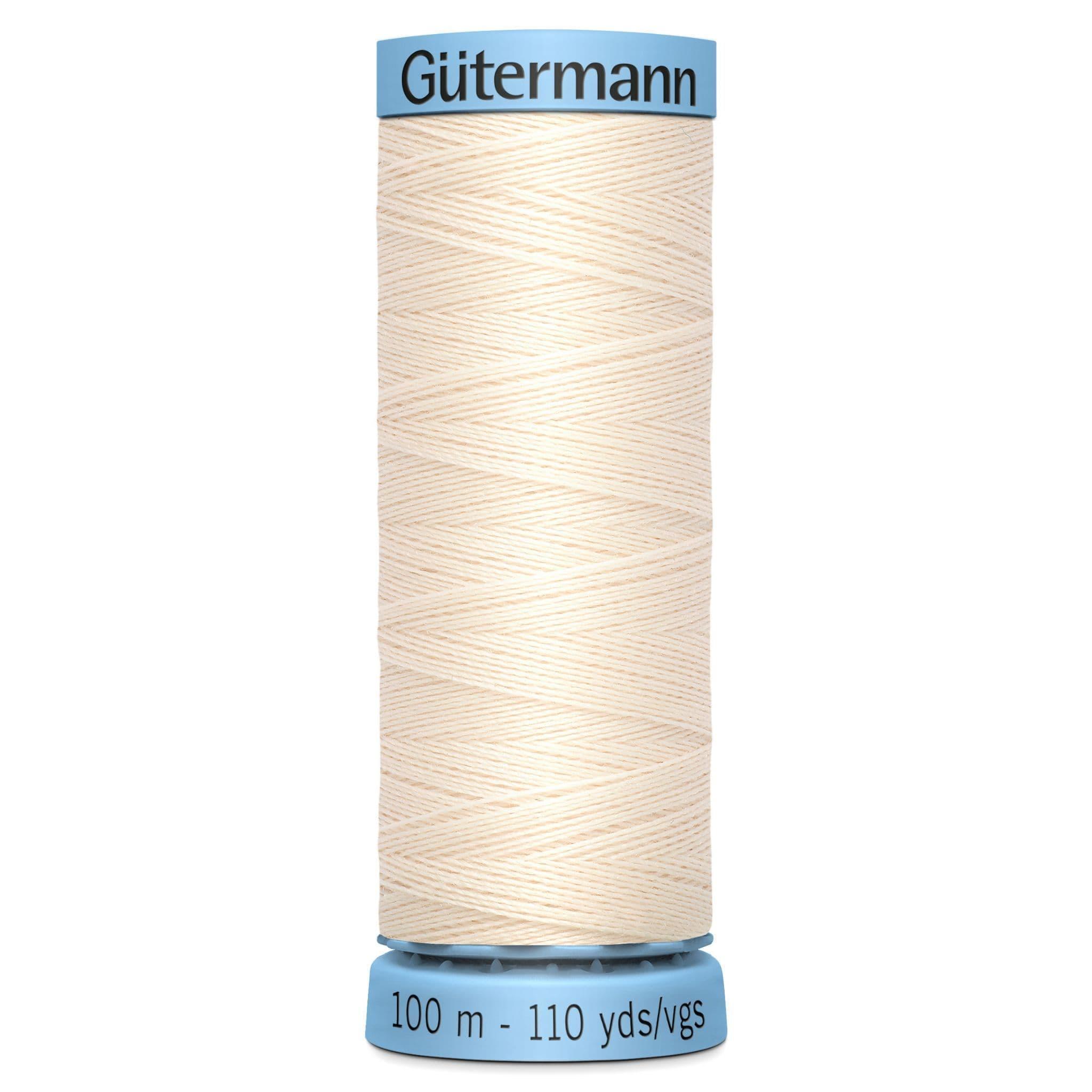 Col. 802 Gutermann Silk S303 Thread 100m - Porcelain