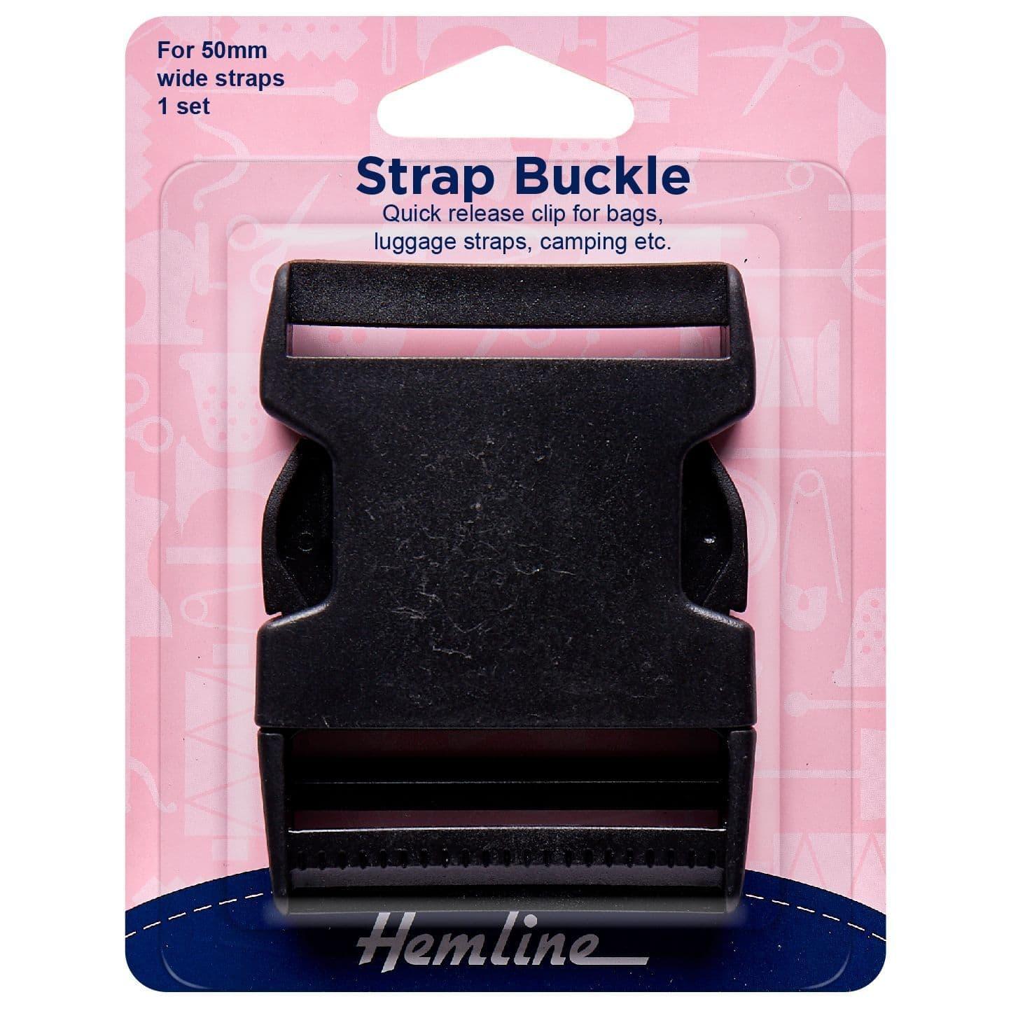 Restraint Straps w/Plastic Side-Release Buckle - 5.1 x 182 cm (3/Set)