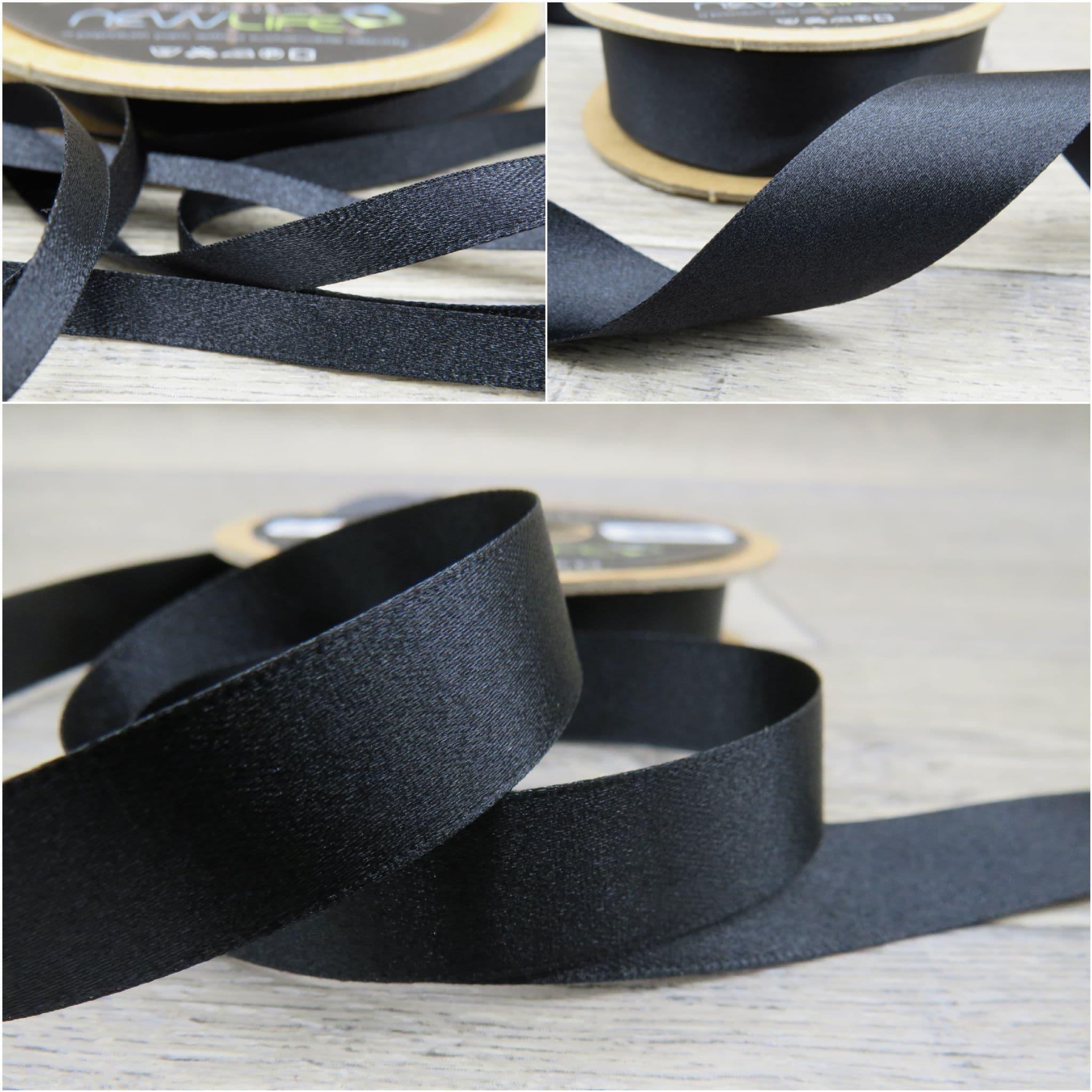 Dark Forest Green Double Satin Ribbon, Berisfords Recycled ECO FRIENDLY,  Made in the UK Col 969 