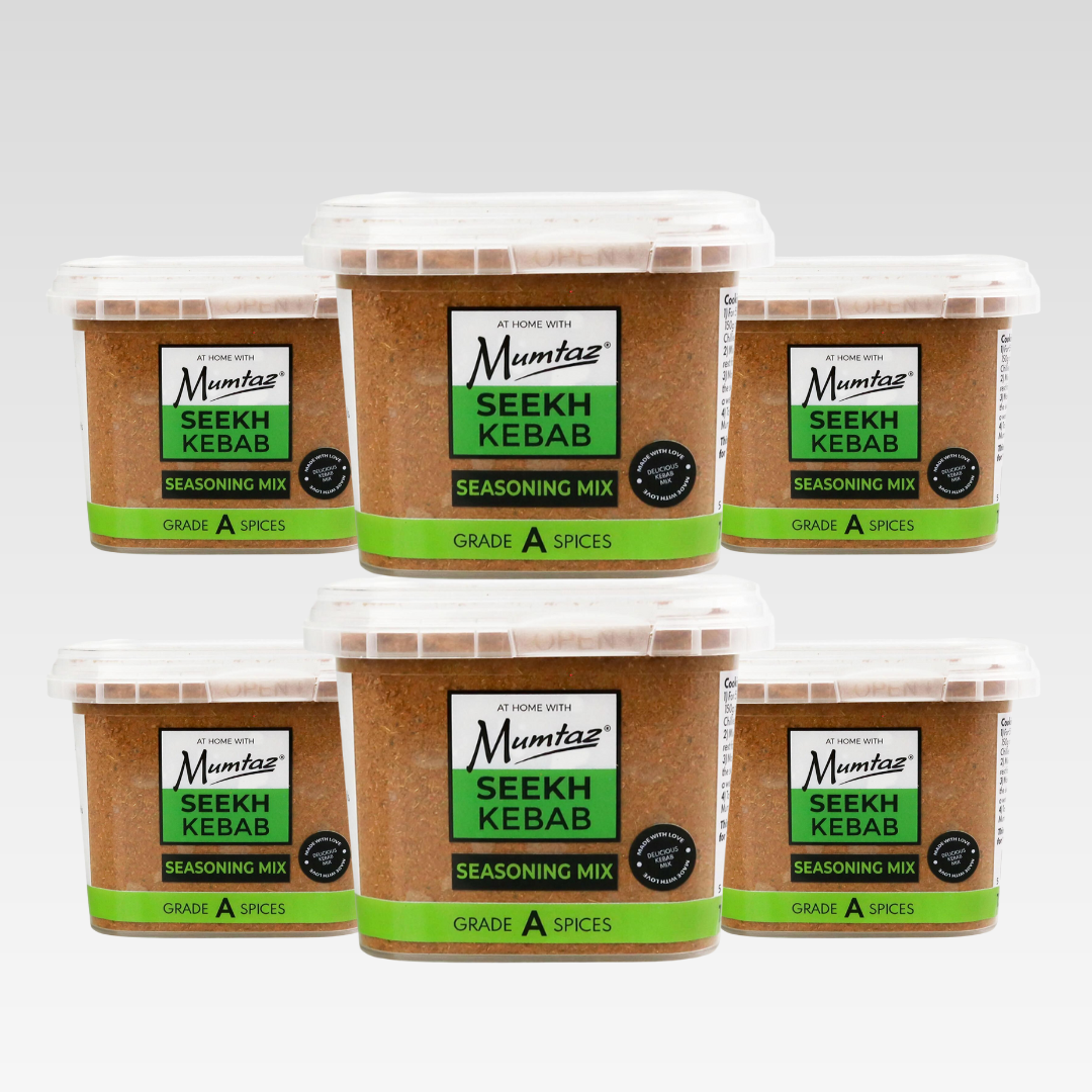 Mumtaz Seekh Kebab Seasoning Mix - 6x125g Multipack