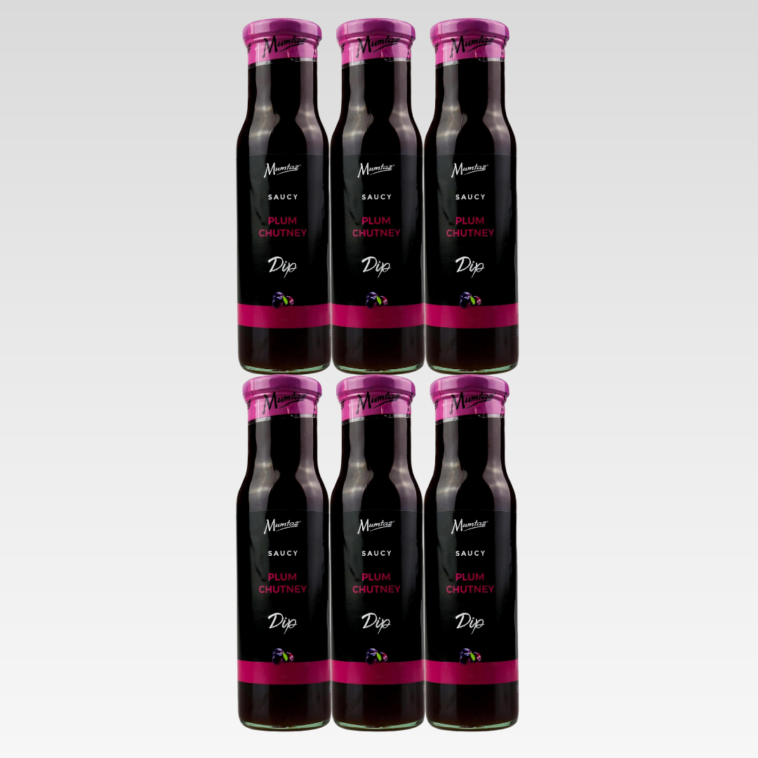 Mumtaz Saucy Plum Chutney Dip - 6x295g Multipack