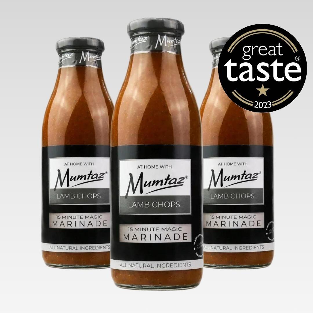 Mumtaz Lamb Chops Marinade - 3x500g Multipack