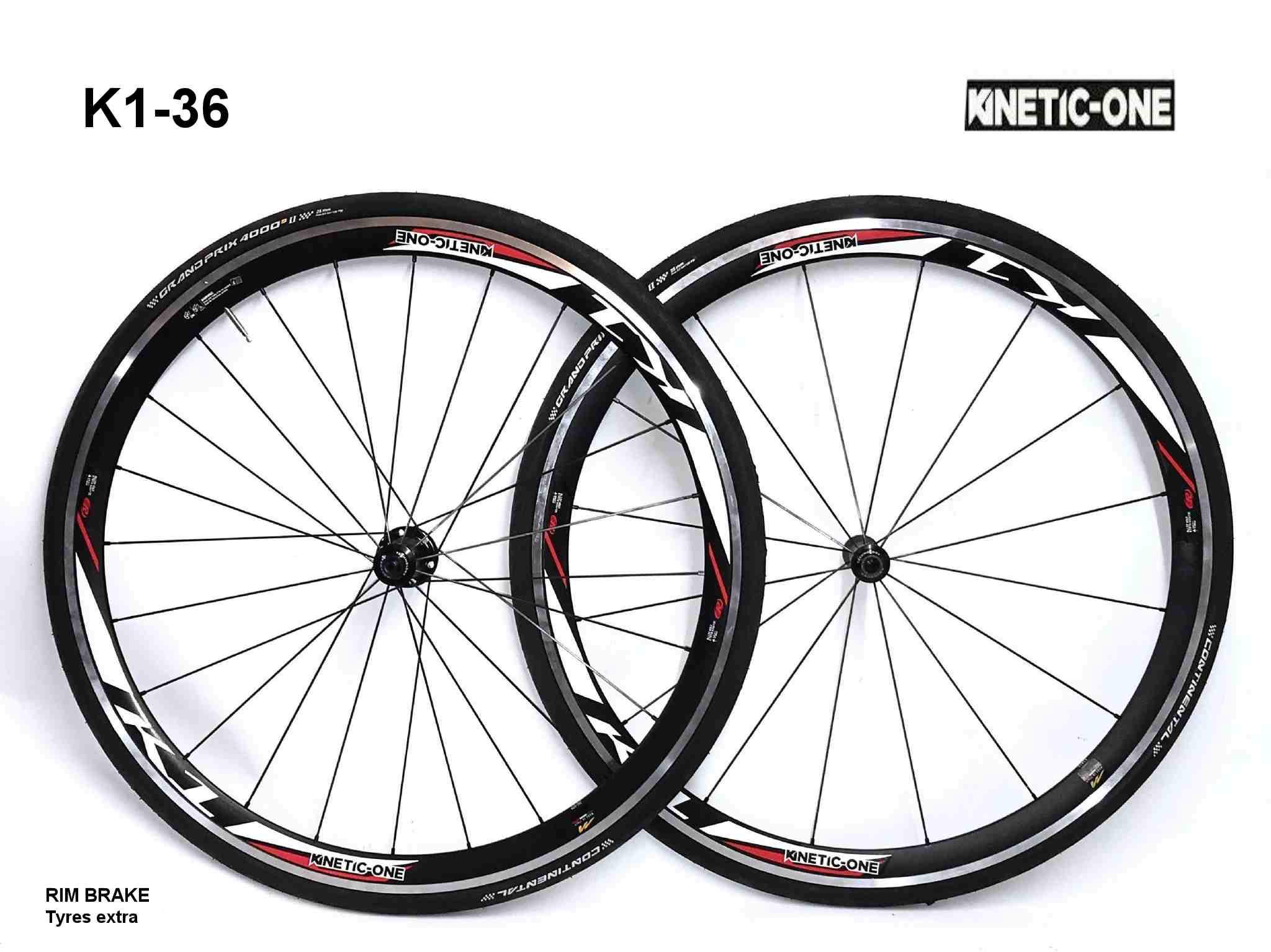 INTRO OFFER Kinetic One K1 36 Alloy Aero wheelset