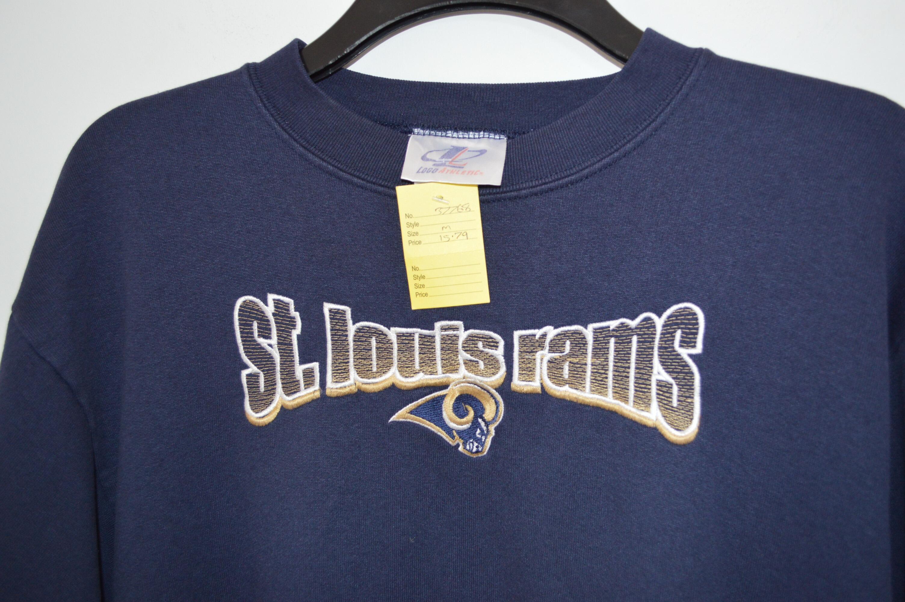 LSR37768 Mens St Louis Rams Vintage American Football Jumper Medium