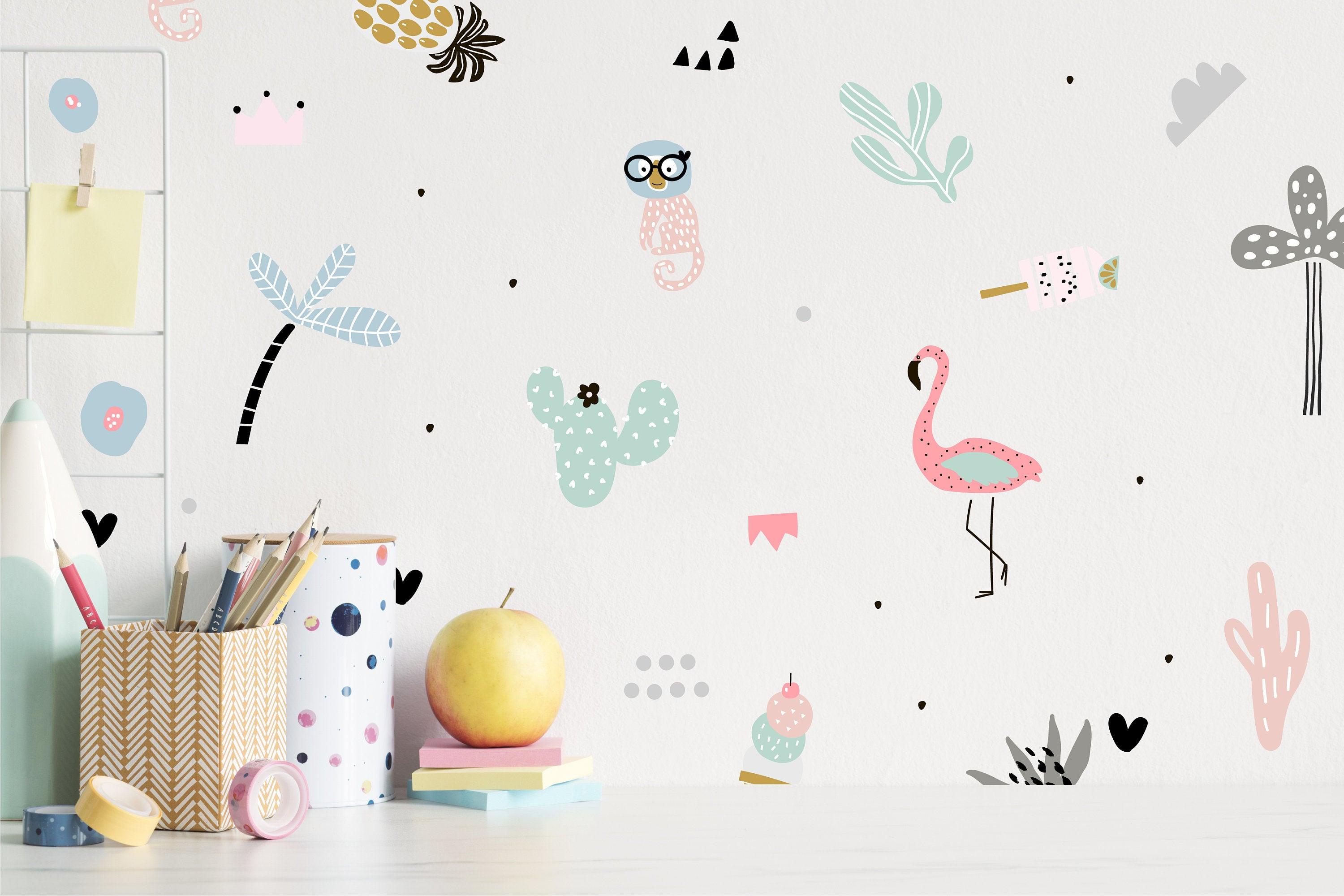 Flamingo wall stickers