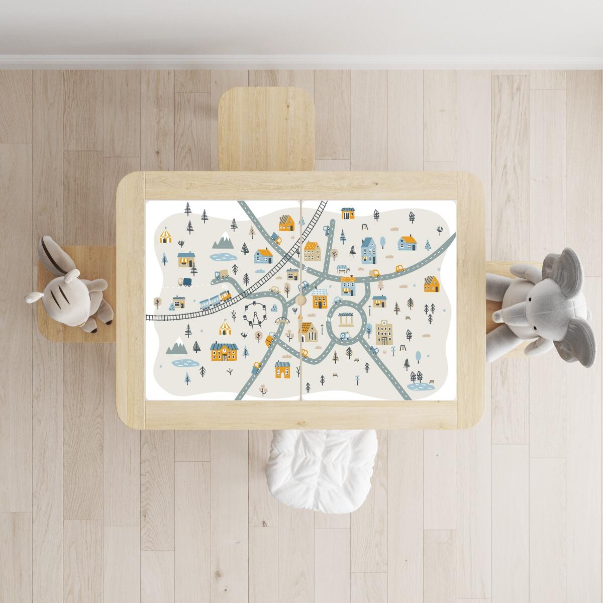 IKEA Flisat table decals
