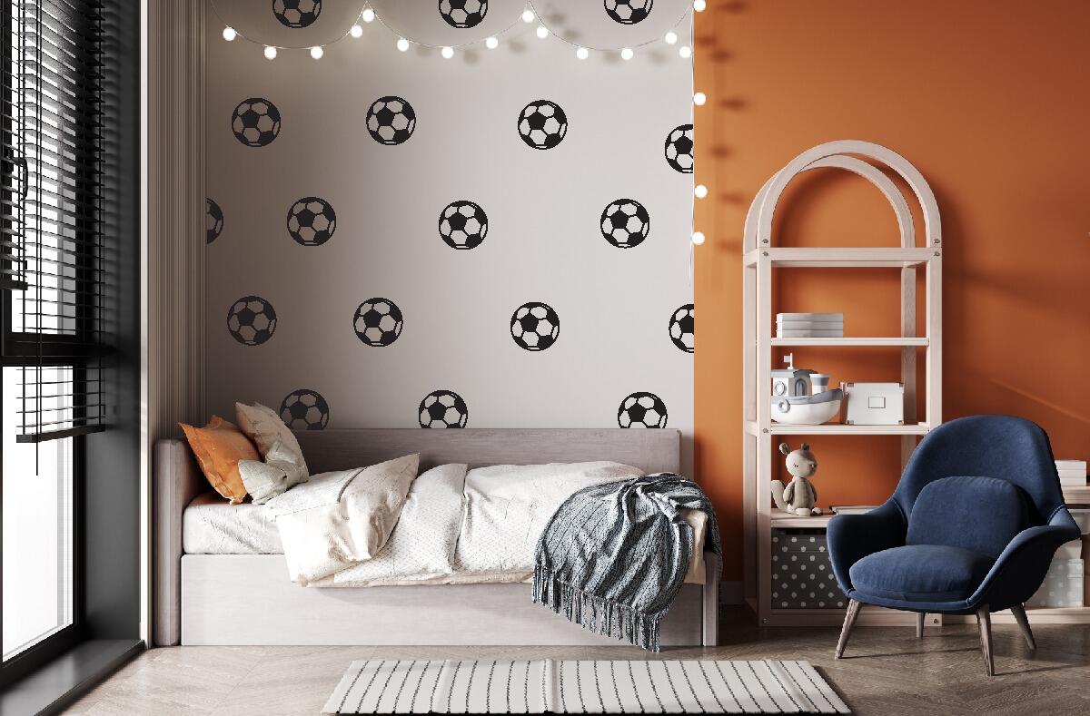 Football wall stickers for bedrooms