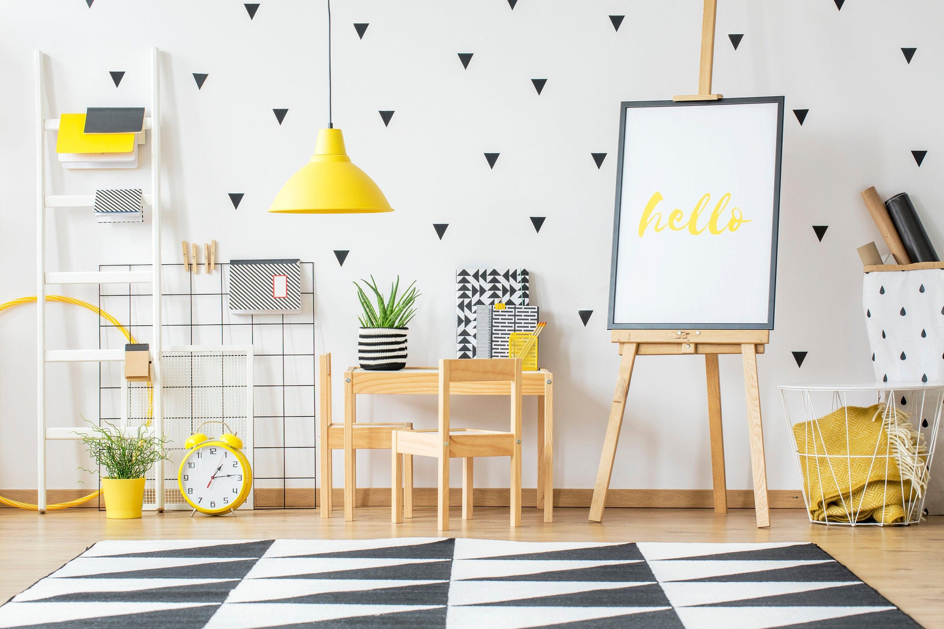 geometric wall stickers
