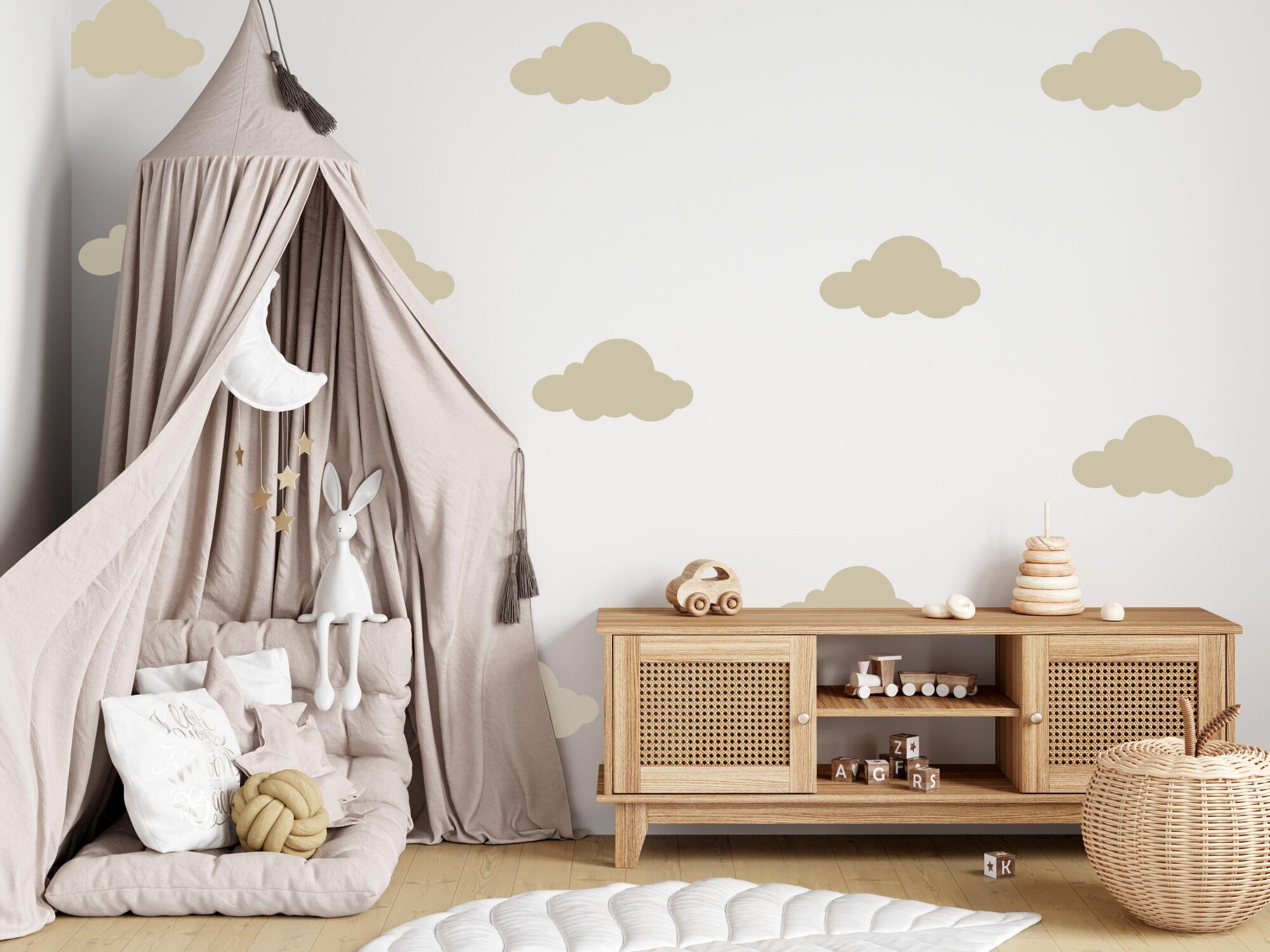 Large cloud wall stickers