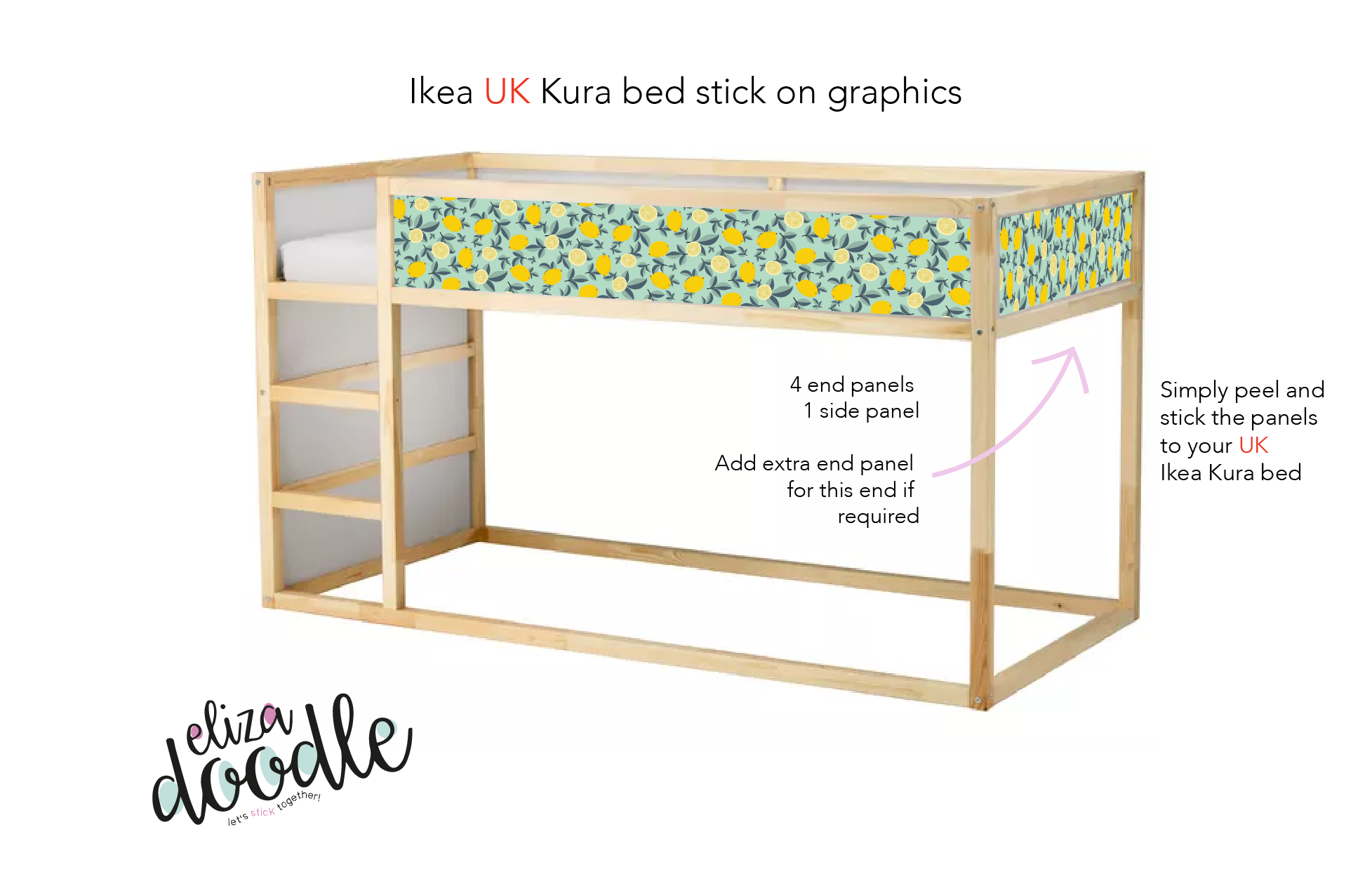 Kura bed sticker