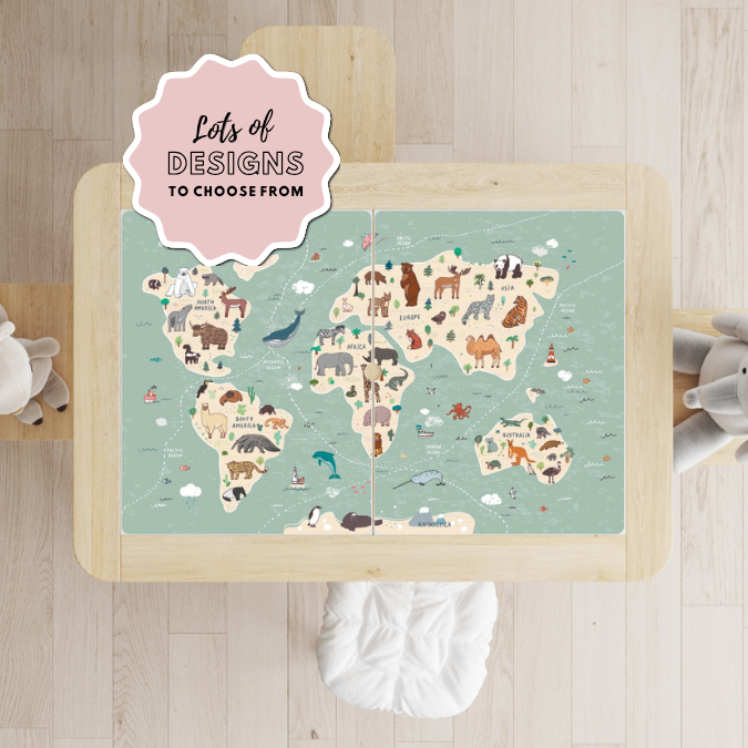 IKEA Flisat table decals