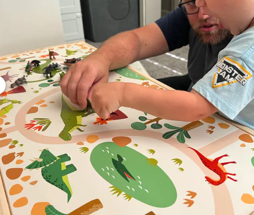 ikea trofast decal, dinosar scene, toy storage ikea, trofast vinyl stickers
