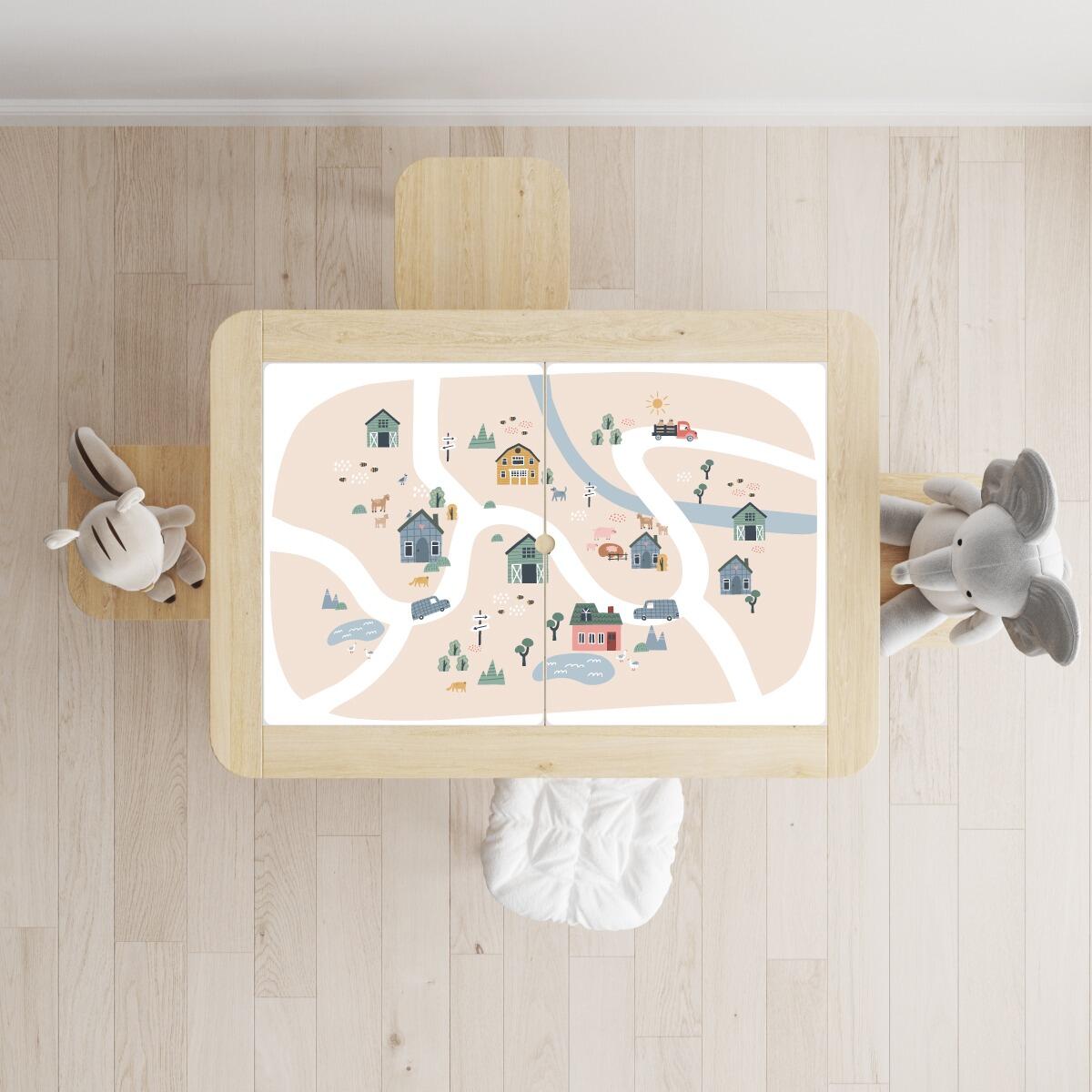 IKEA Flisat table decals
