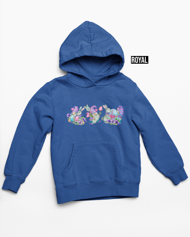 Easter gnome hoodie royal