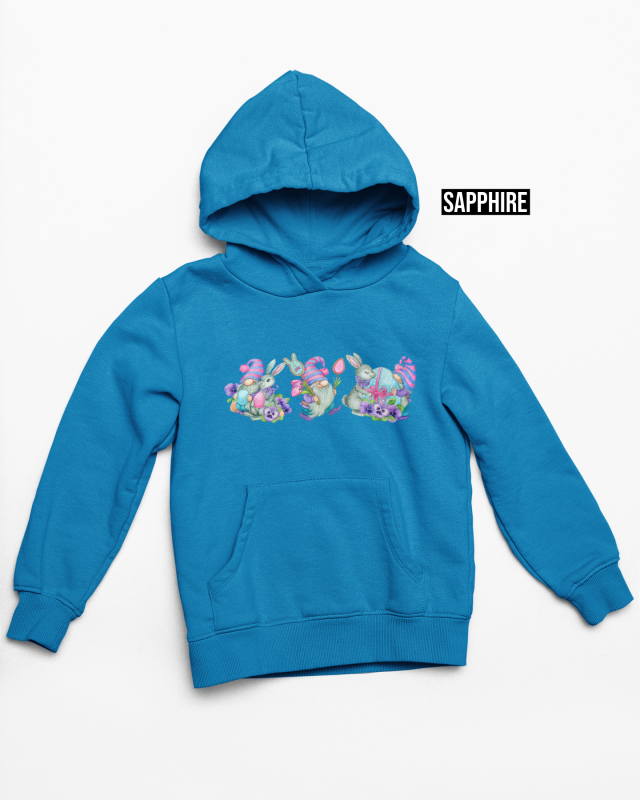Easter gnome hoodie sapphire