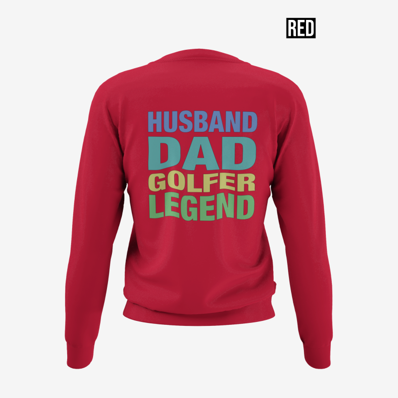husband dad legend red
