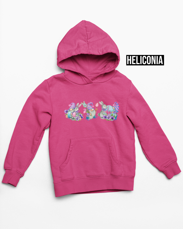 Easter gnome hoodie heliconia