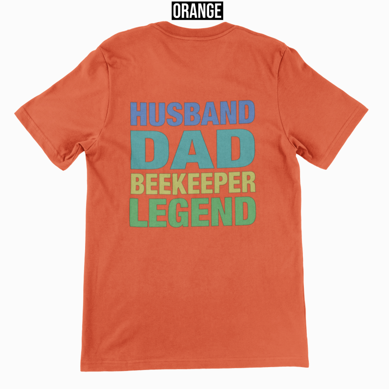 dad husband legend orange