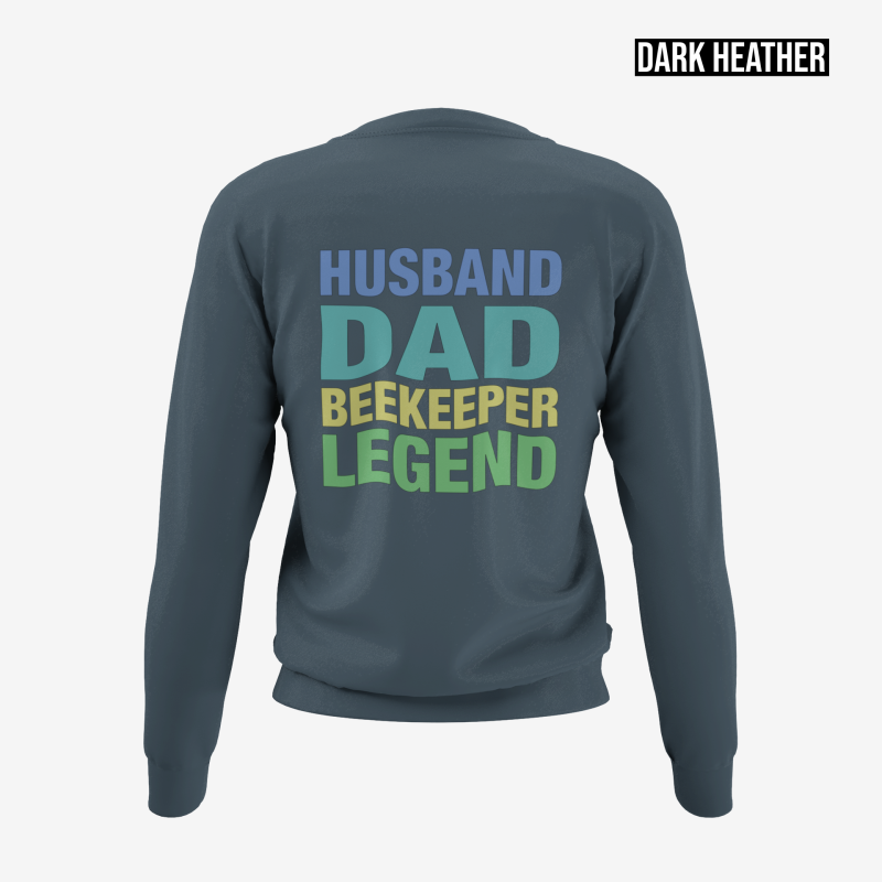 husband dad legend dark heather
