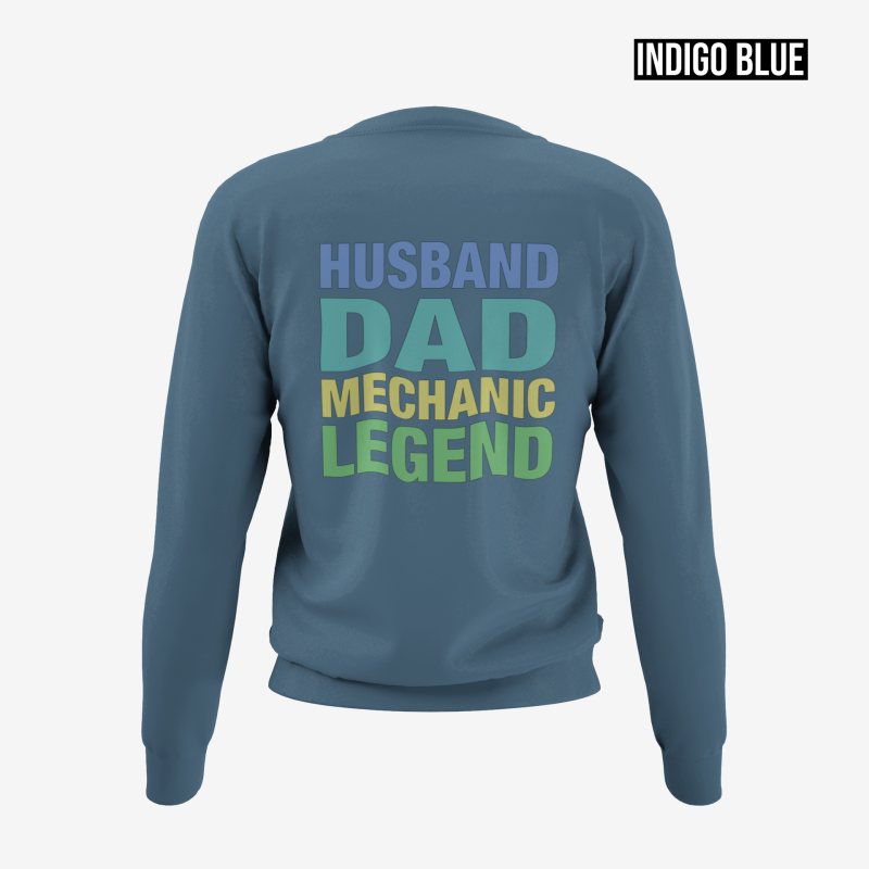 husband dad legend indigo blue