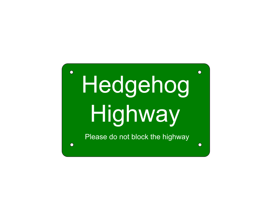 Hedgehog Highways