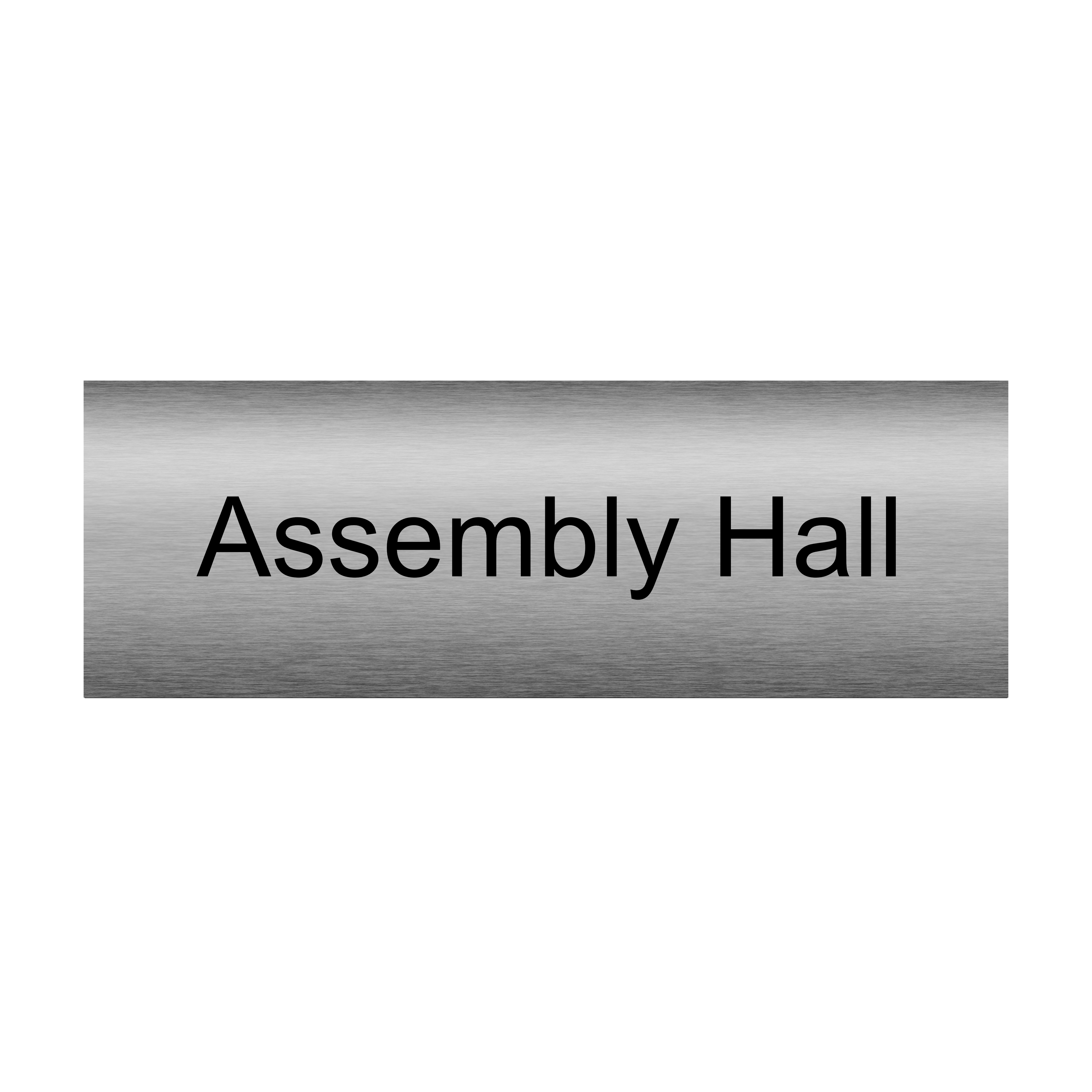 Assembly Hall Sign