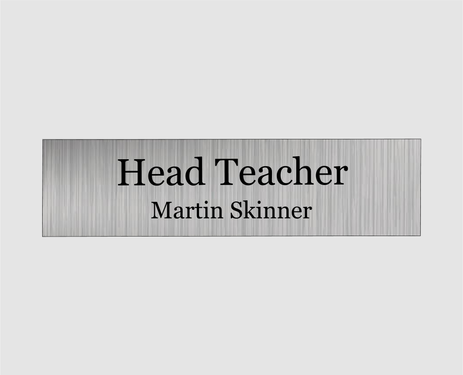 Personalised  Head Teacher Office Door Signs
