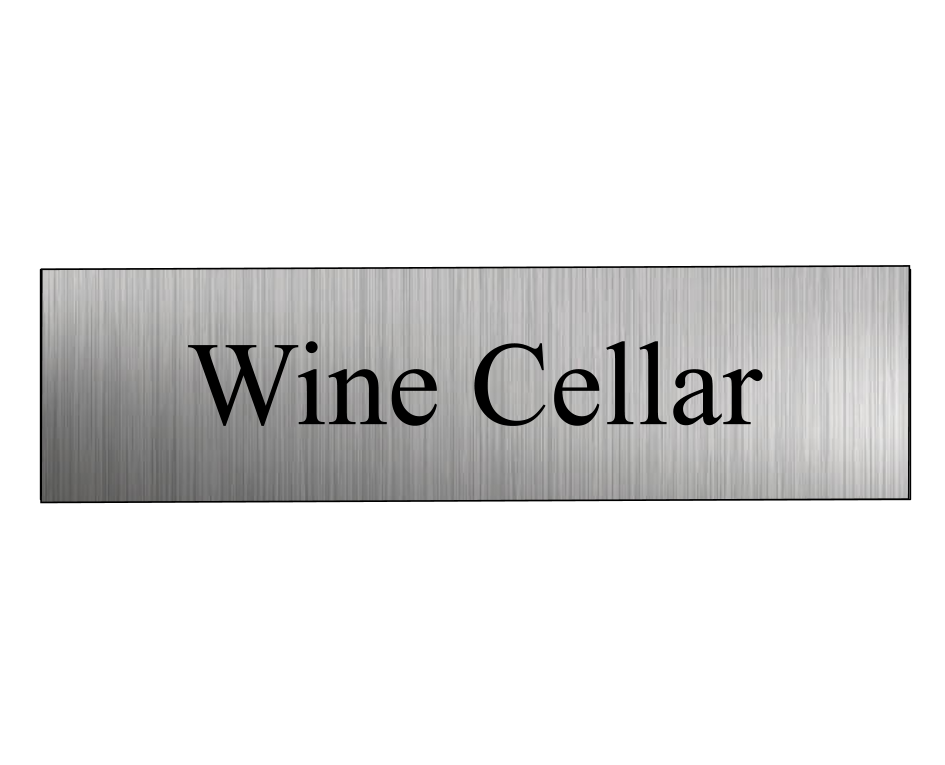 Wine Cellar Wall Door Signs
