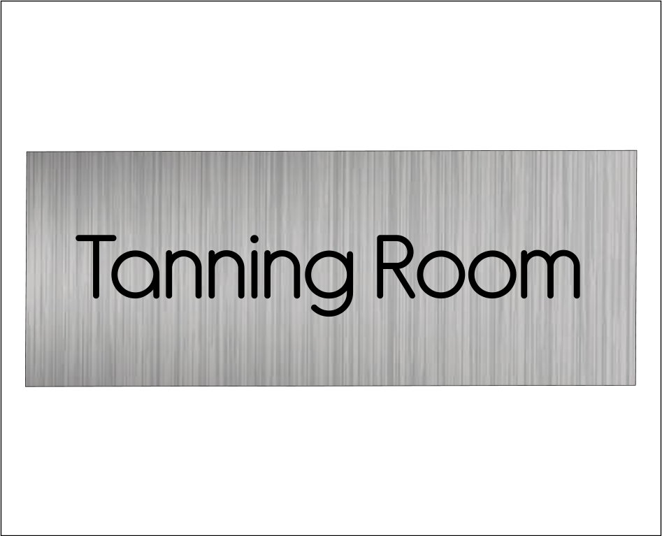 Tanning Room Sign