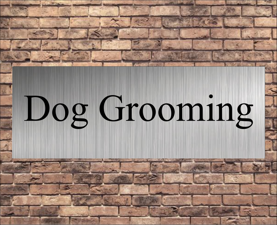 Dog Grooming Sign