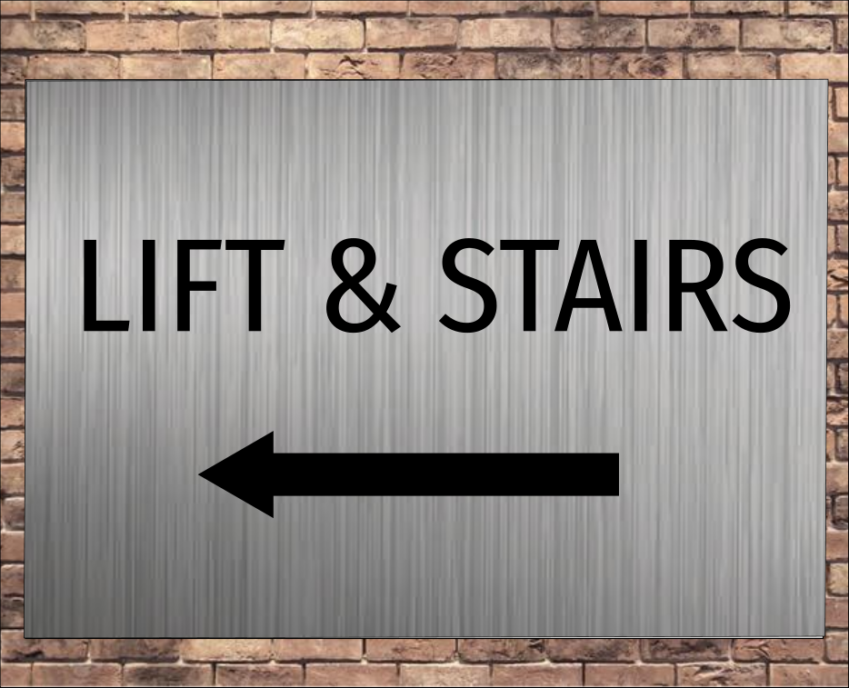 Lift and Stair Signs