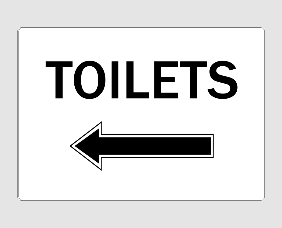 Event Signage Toilet Signs