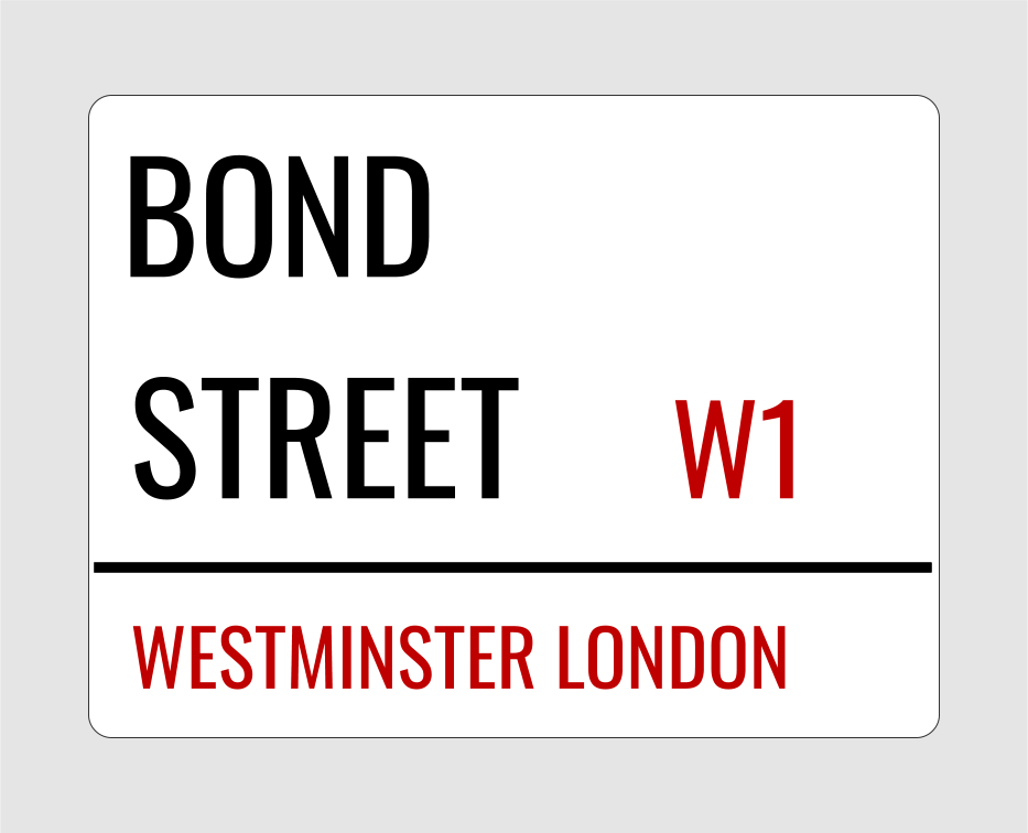 Bond Street Sign